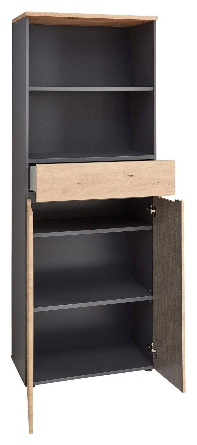 1 und Innostyle 2 offenen mit Aktenschrank Fächern Schublade (1-St),