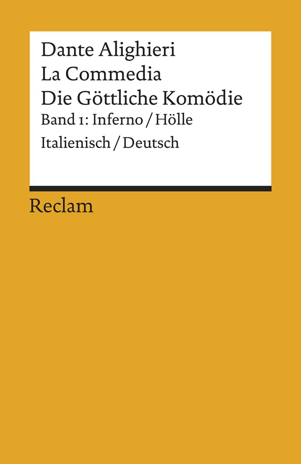 La Commedia / Die Göttliche Komödie / Dante Alighieri