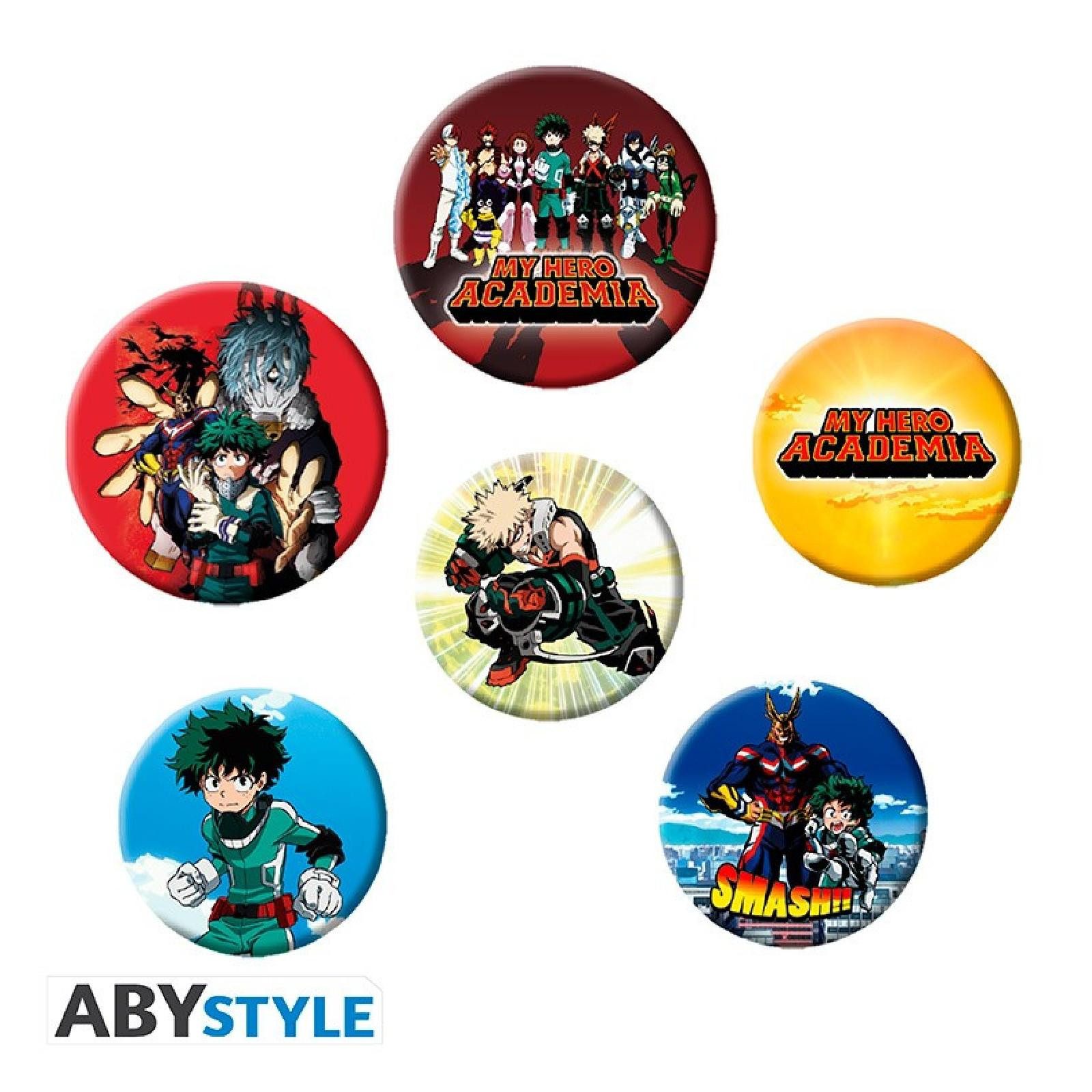ABYstyle Pins MY HERO ACADEMIA - Badge Pack - Mix