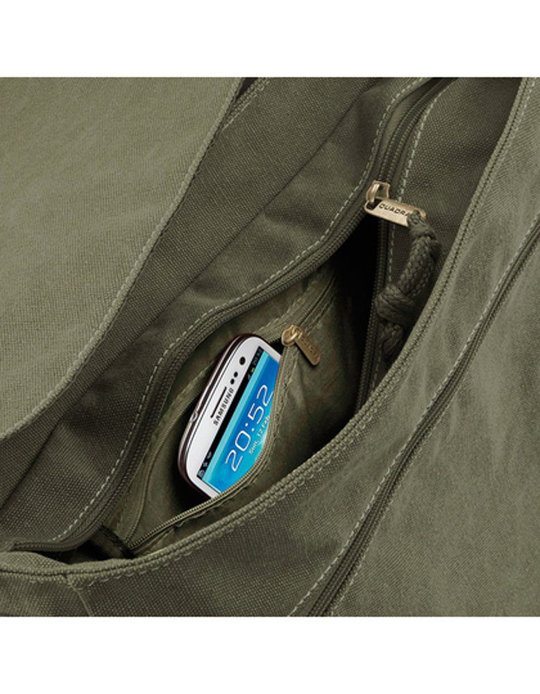 Quadra Messenger Bag Umhängetasche Schultertasche, Beschläge günstig online kaufen