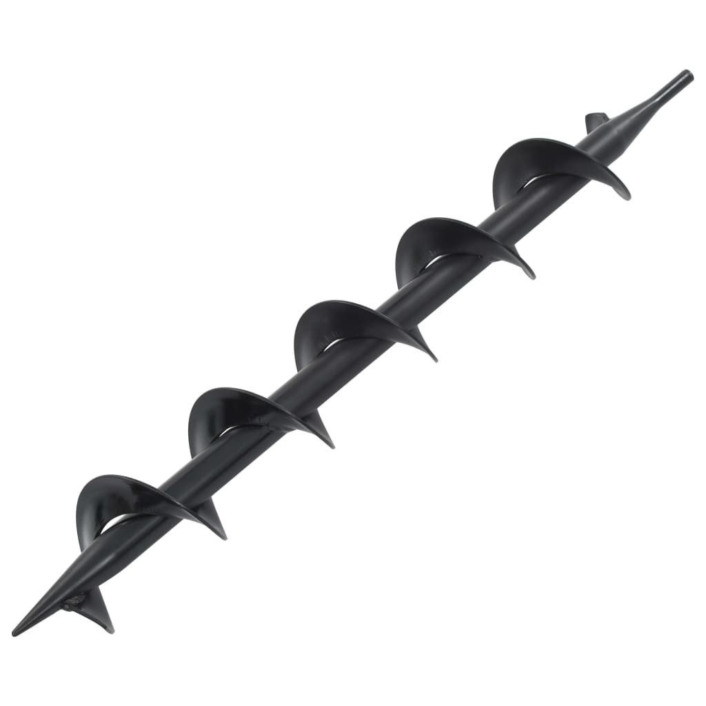 vidaXL Erdbohrer, Erdbohrer Stahl 75×600 mm