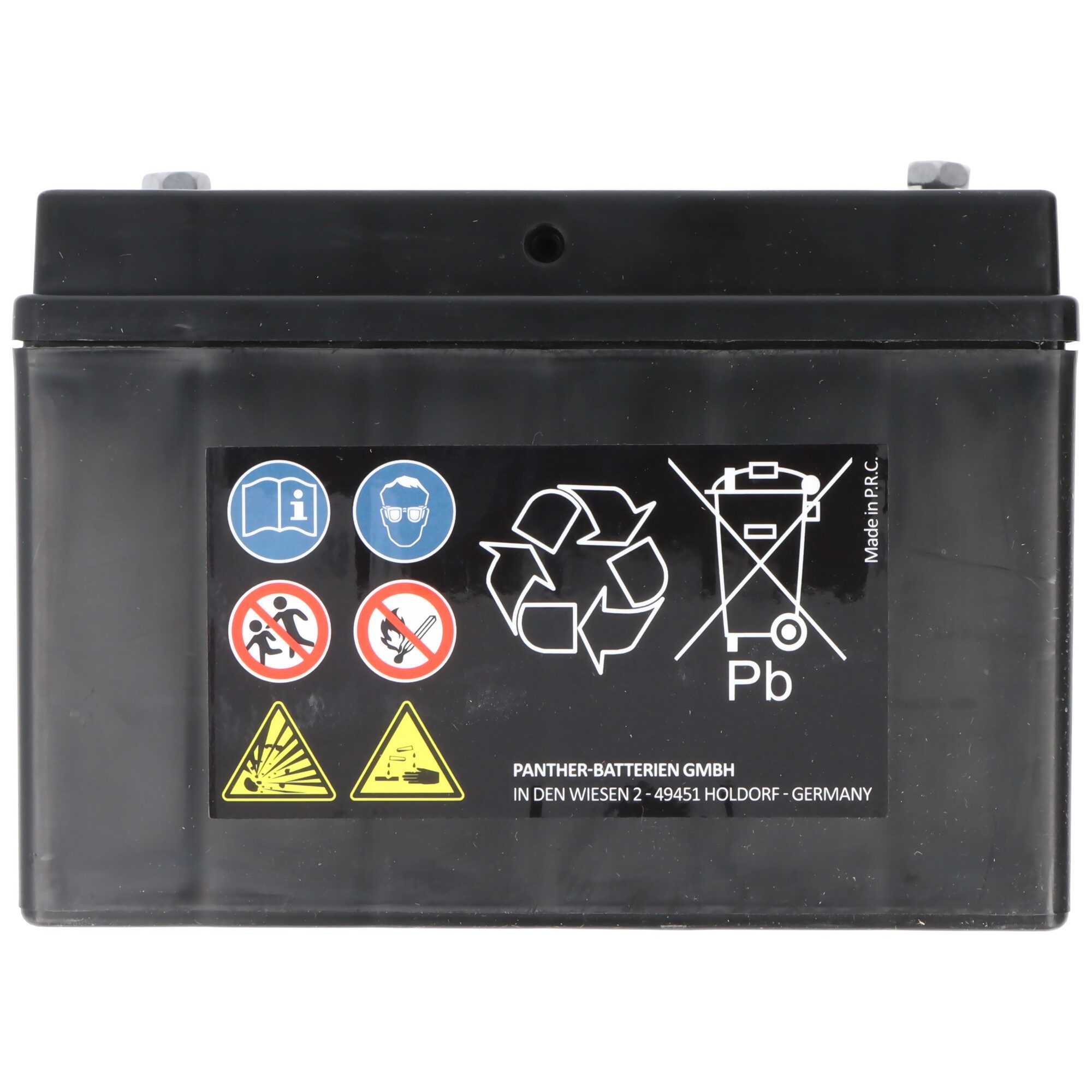 Panther Panther Motorrad Gel 50812 12V 8Ah 80A (EN) ETN 508 0 12 008, DIN 508 Akku 8000 mAh (12,0 V)