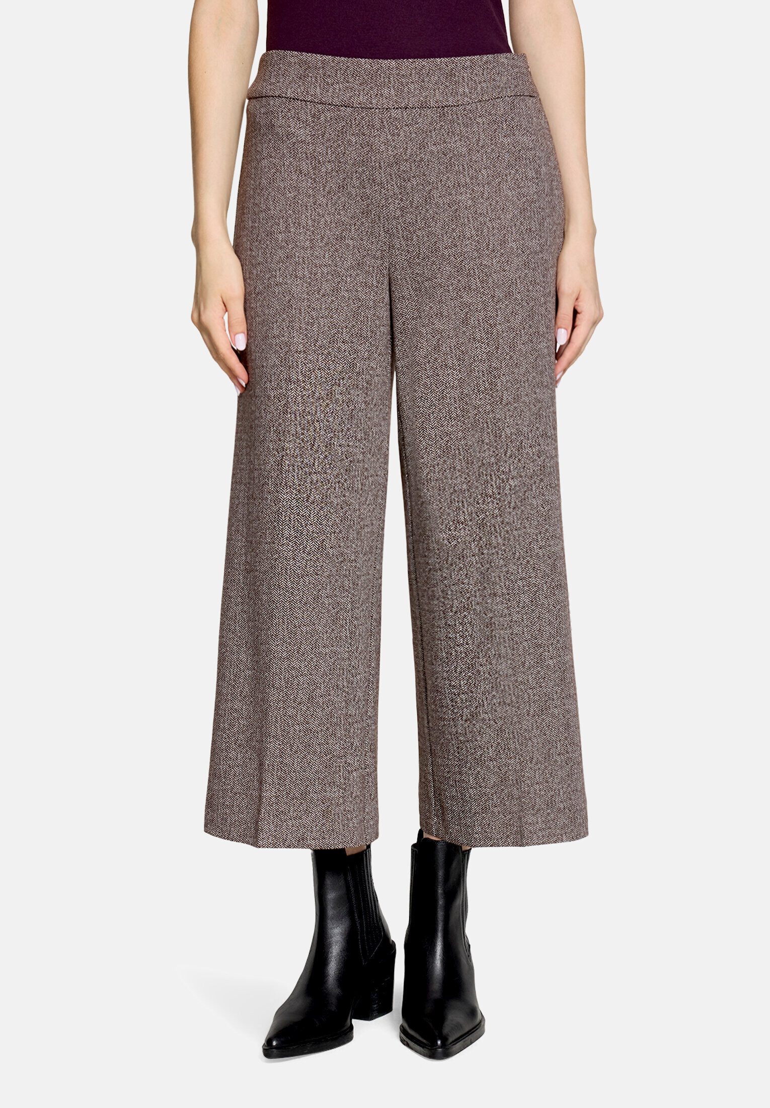 Cartoon Culotte Damen mit Bügelfalte