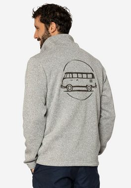 Elkline Fleecejacke Voyager wärmend Stehkragen VW Bulli Stick