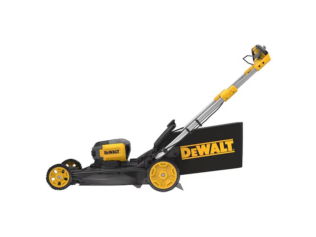DeWalt Akkurasenmäher Flexvolt (Antrieb), 53 cm Schnittbreite, mit Radantrieb & Fangkorb-Volumen von 67 Litern, 3 Betriebsmodi
