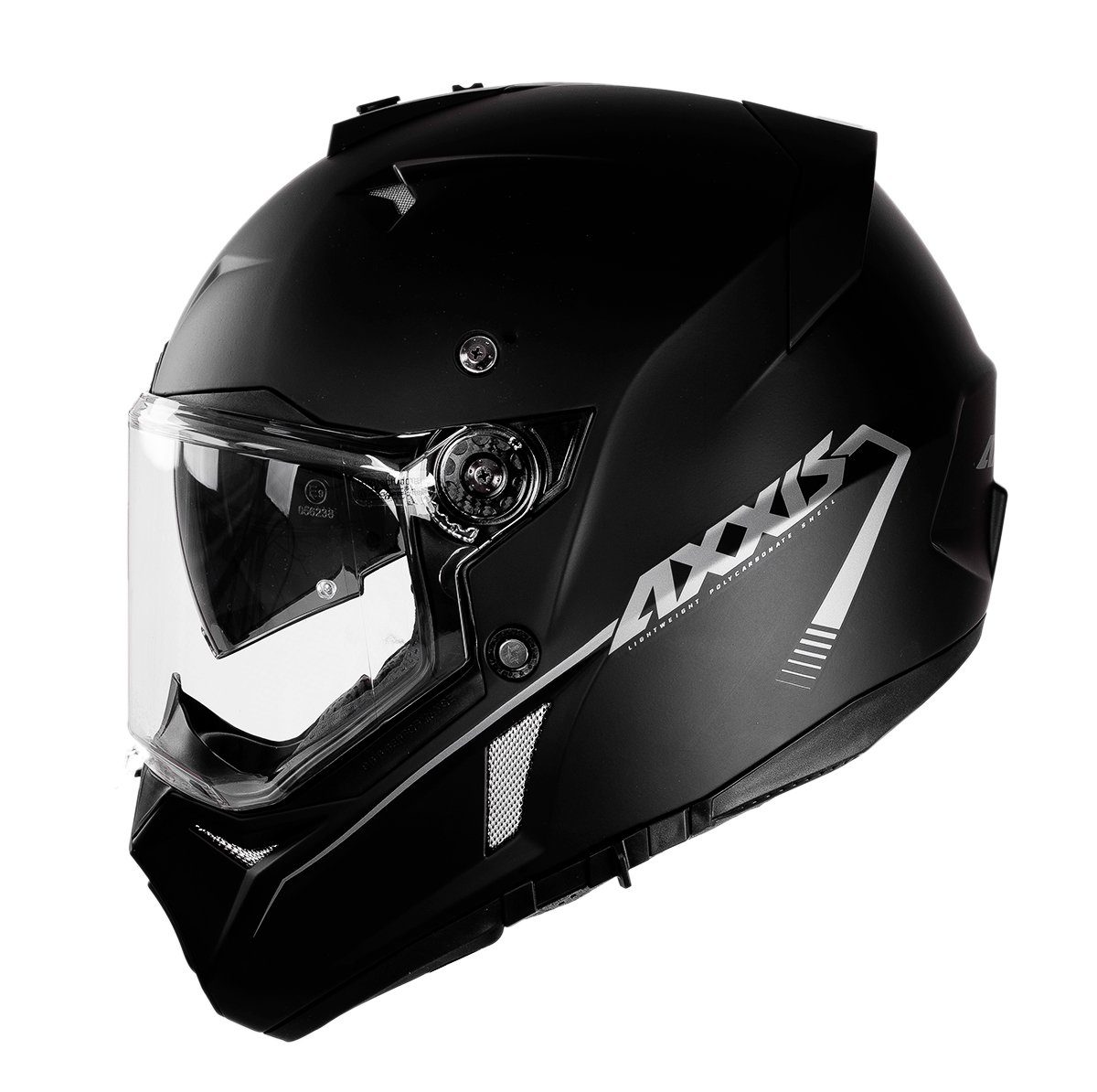 Axxis Motorradhelm AXXIS Wolf Crosshelm, Integralhelm, Visier Wechselbar, Schild Abnehmbar, Integrierte Sonnenblende, PinLock, volle ECE Prüfung