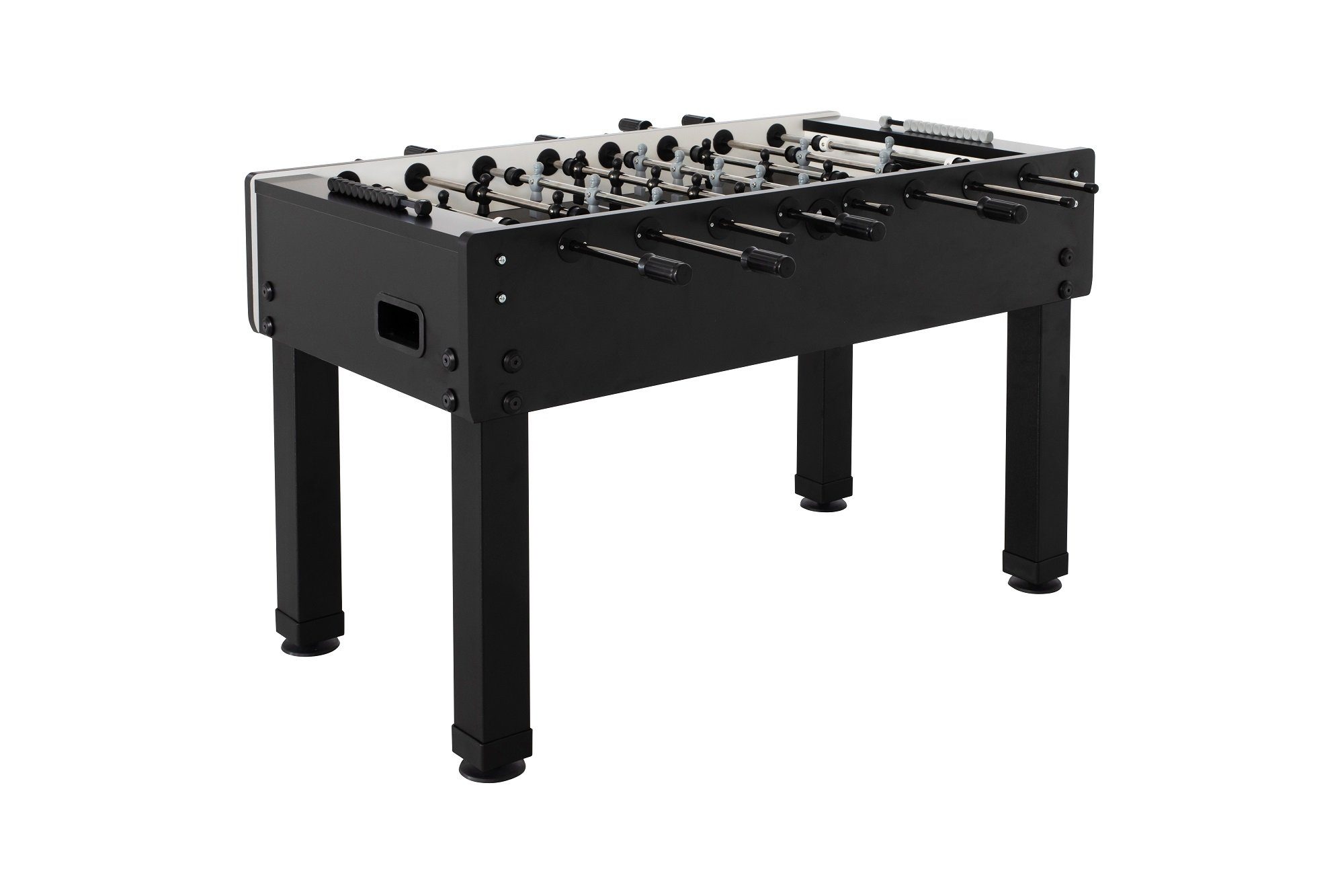 Charlsten Kickertisch Profi Kickertisch Tischkicker "Meisterkicker" in Schwarz (1-tlg)