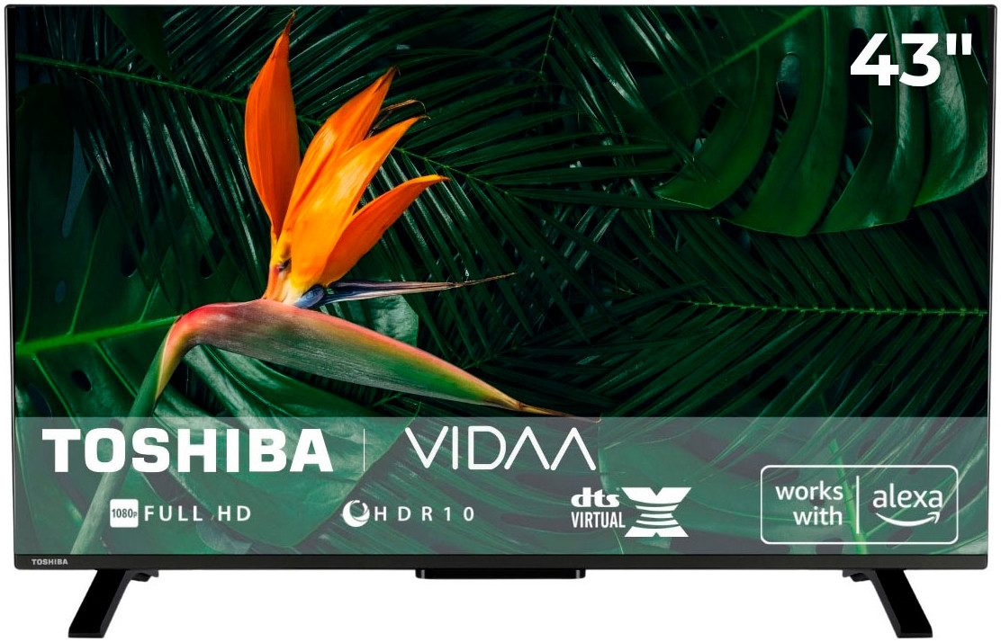 Toshiba 43LV2F63DA DLED-Fernseher (108 cm/43 Zoll, Full HD, Smart-TV)