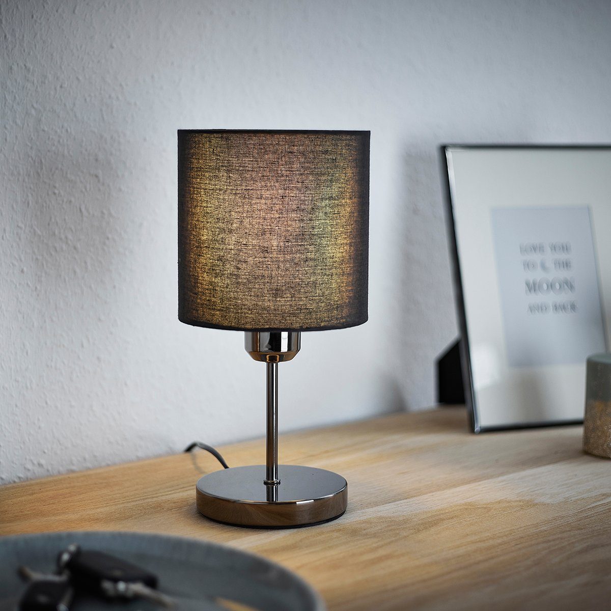 MeLiTec Tischleuchte LED-Tischleuchte T173, LED wechselbar, warmweiß günstig online kaufen