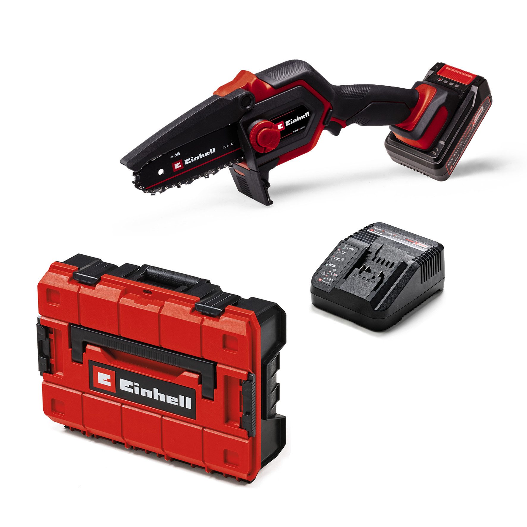 Einhell Akku-Kettensäge GE-PS 18/15 Li BL Kit
