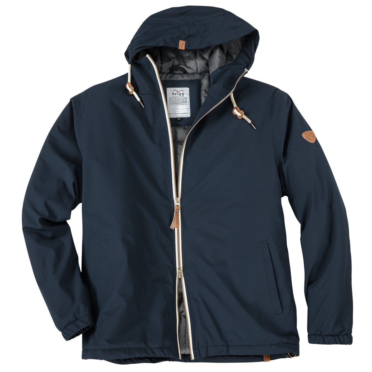 Fiete navy Brigg Outdoorjacke Brigg Übergrößen Outdoor-Jacke