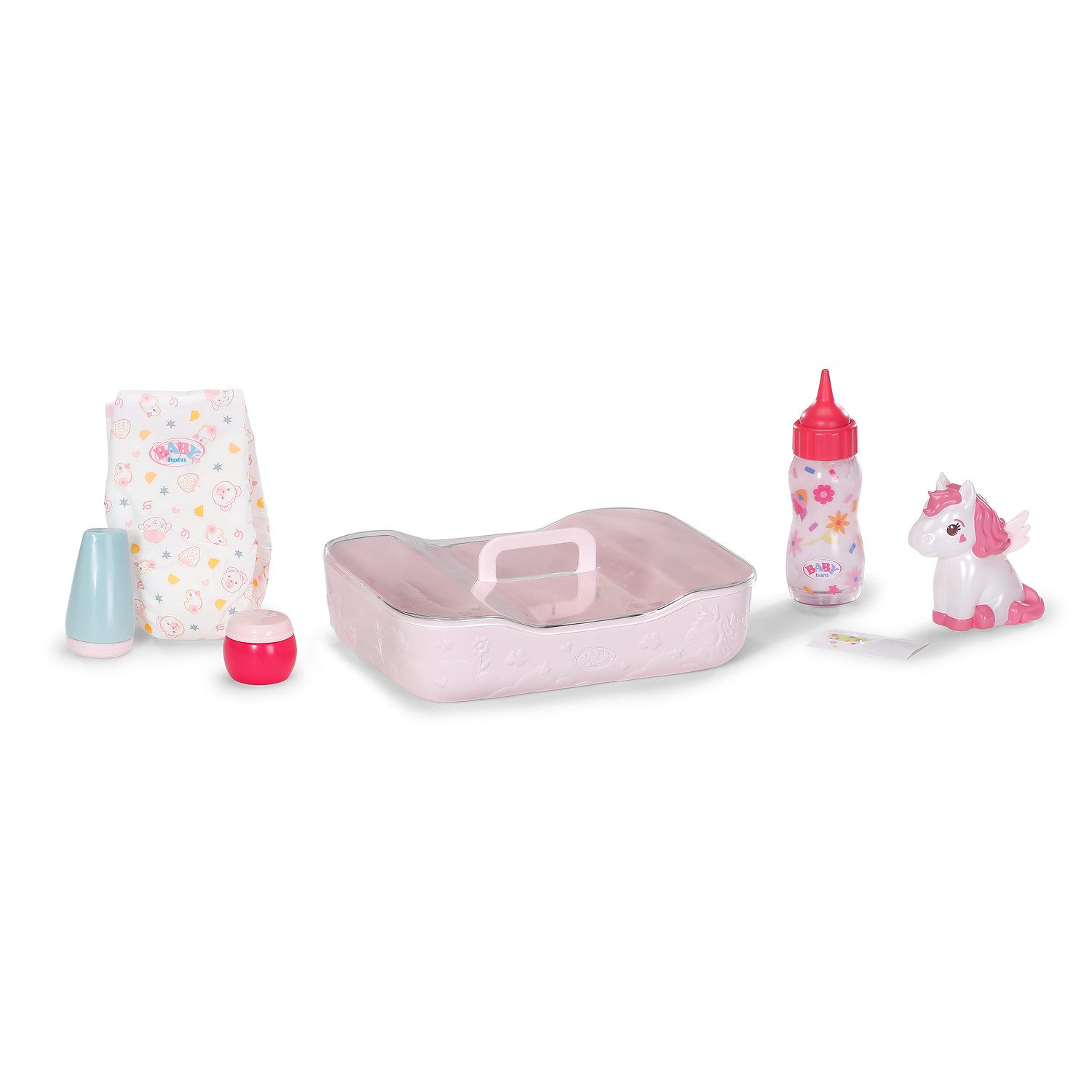 Baby Born Puppen Wickelzeug Schlafenszeit Set, inklusive Nachtlicht mit Funktion