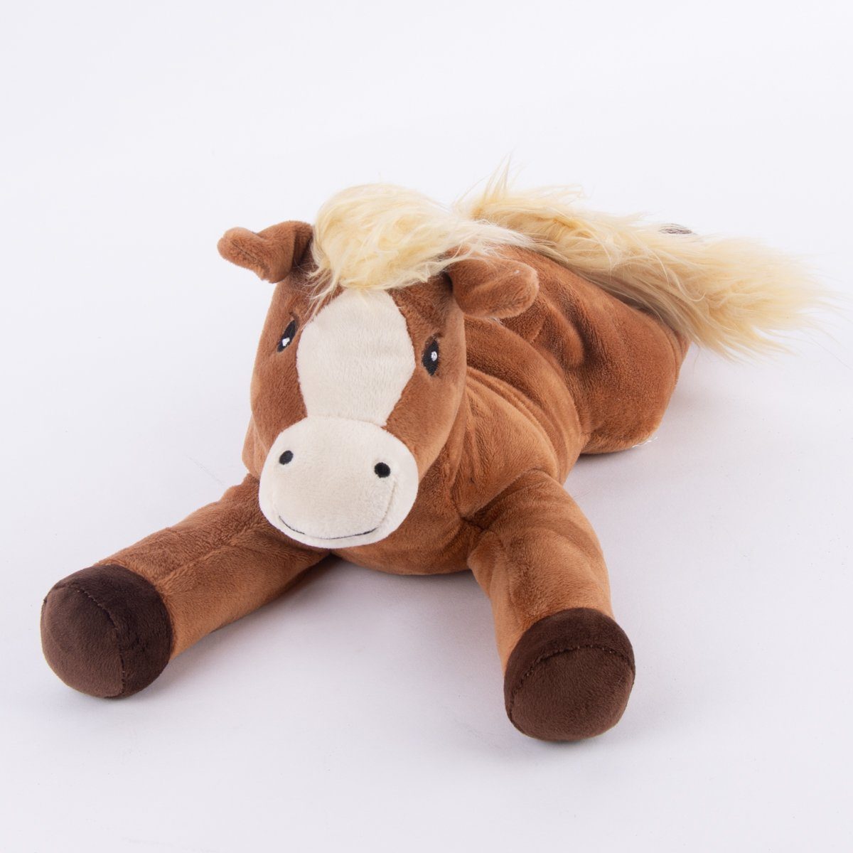 Dekokissen Warmies Wärmestofftier Pony braun 100% Hirse-Lavendelfüllung günstig online kaufen