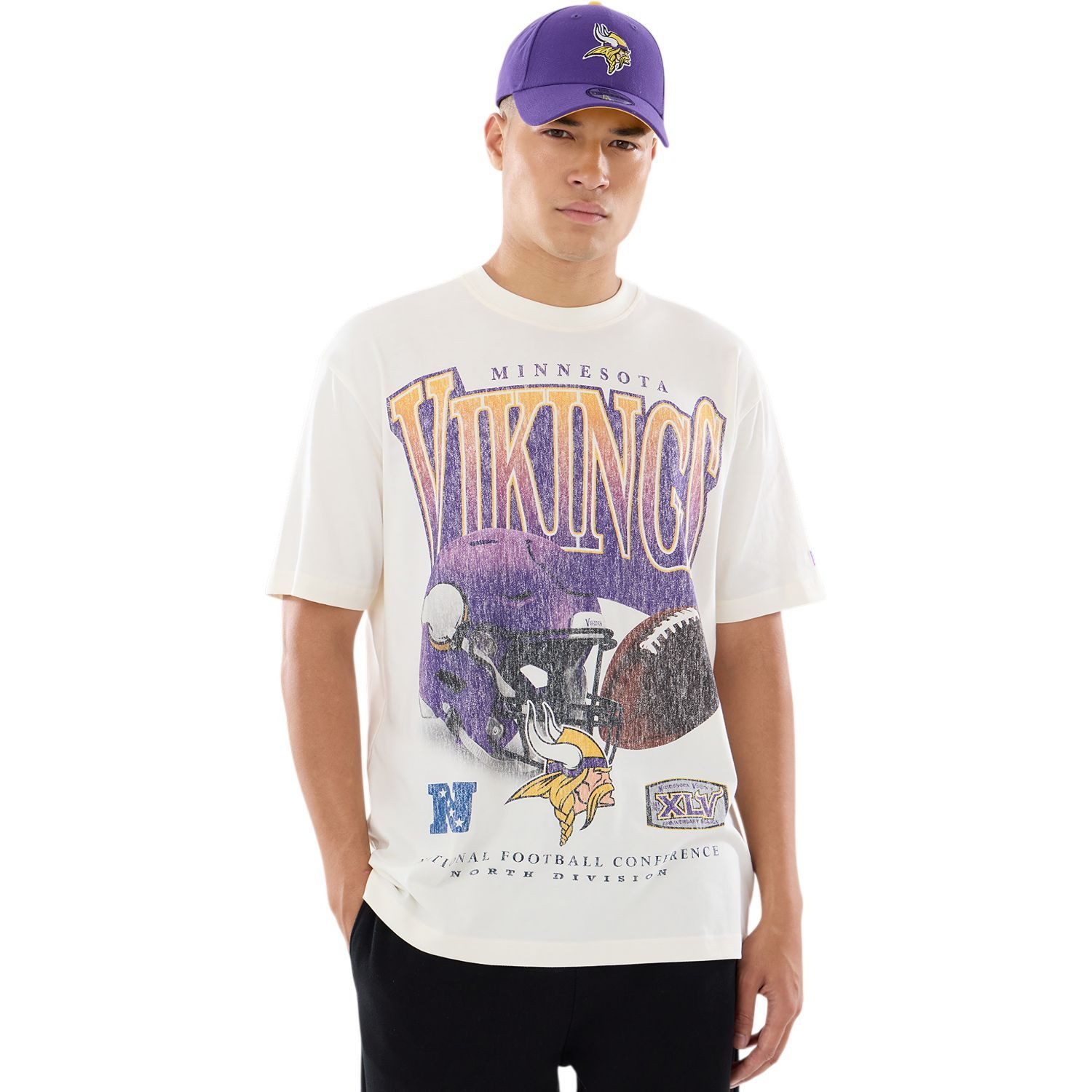 New Era Print-Shirt NFL Minnesota Vikings