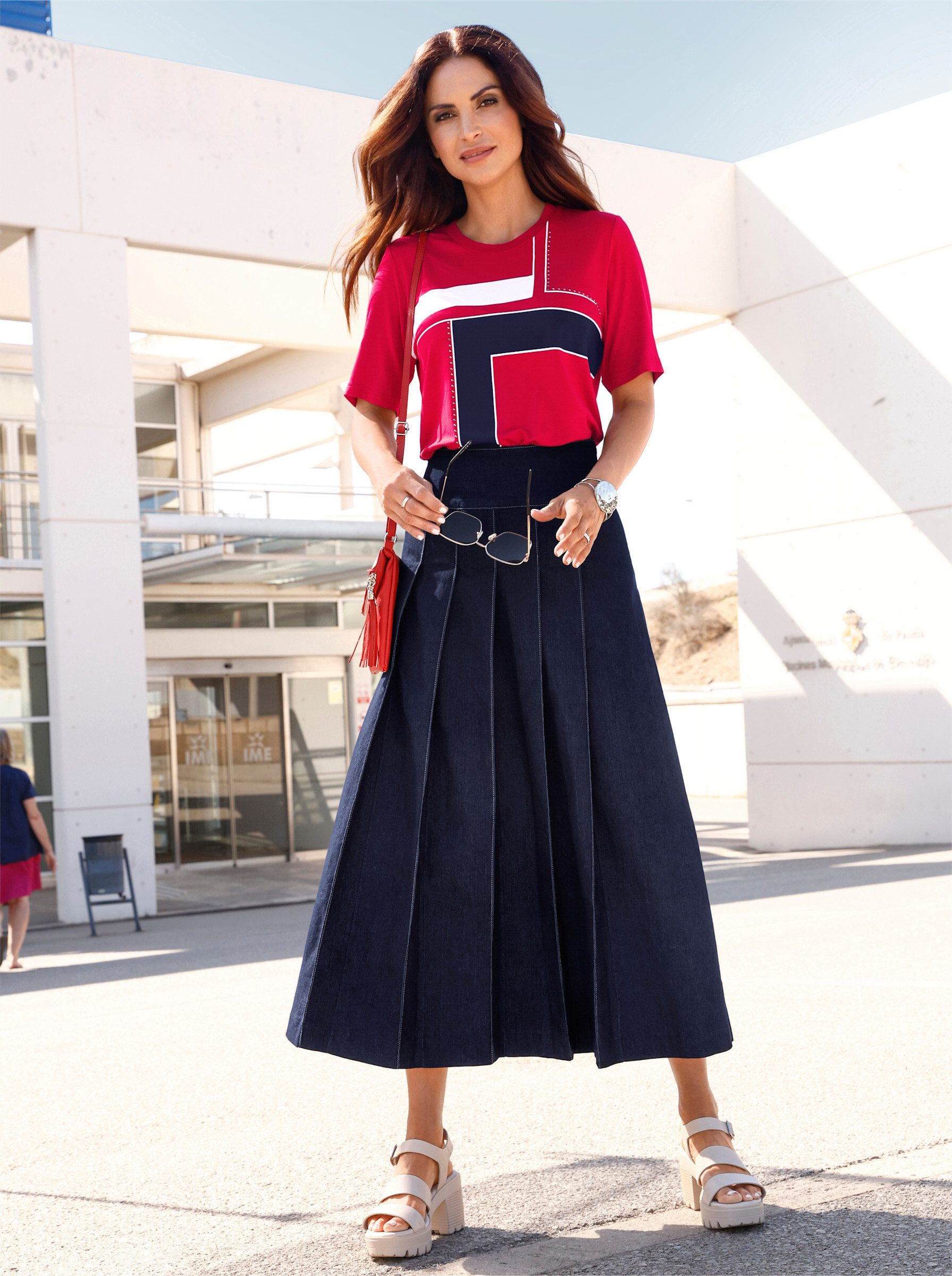 Witt A-Linien-Rock Jeansrock . günstig online kaufen