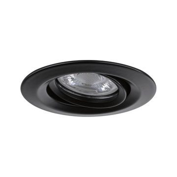 Paulmann LED Einbauleuchte LED Einbaustrahler Nova Mini Plus Coin in Schwarz-matt 3x 4W 930lm, keine Angabe, Leuchtmittel enthalten: Ja, fest verbaut, LED, warmweiss, Einbaustrahler, Einbauleuchte