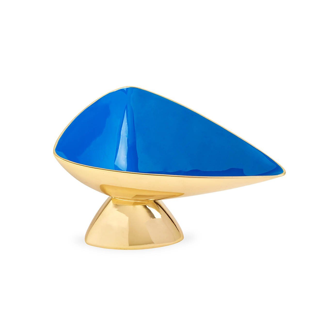 Jonathan Adler Dekoschale, aus Messing mit farbigem Überzug aus Emaille