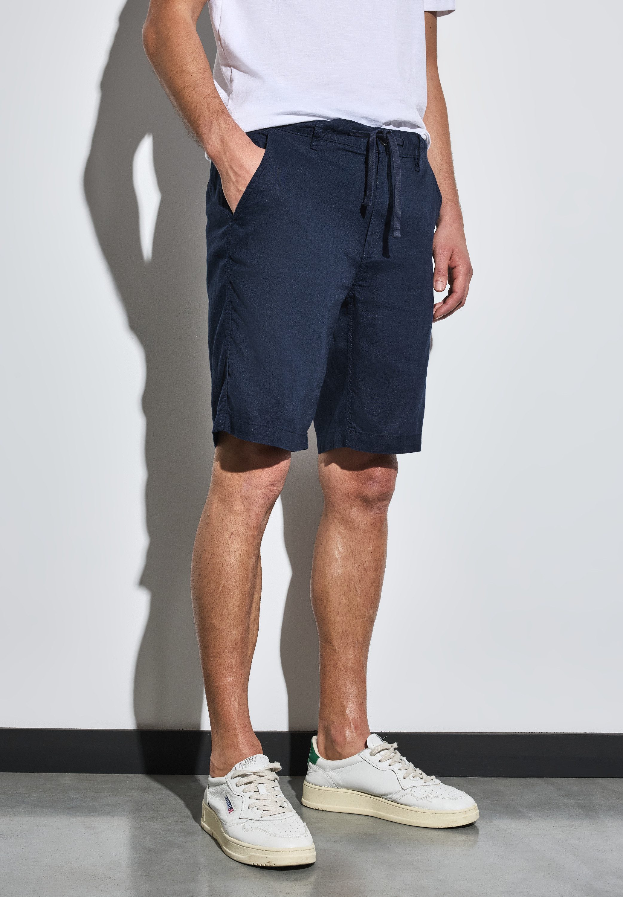 STREET ONE MEN Shorts mit seitlichen günstig online kaufen