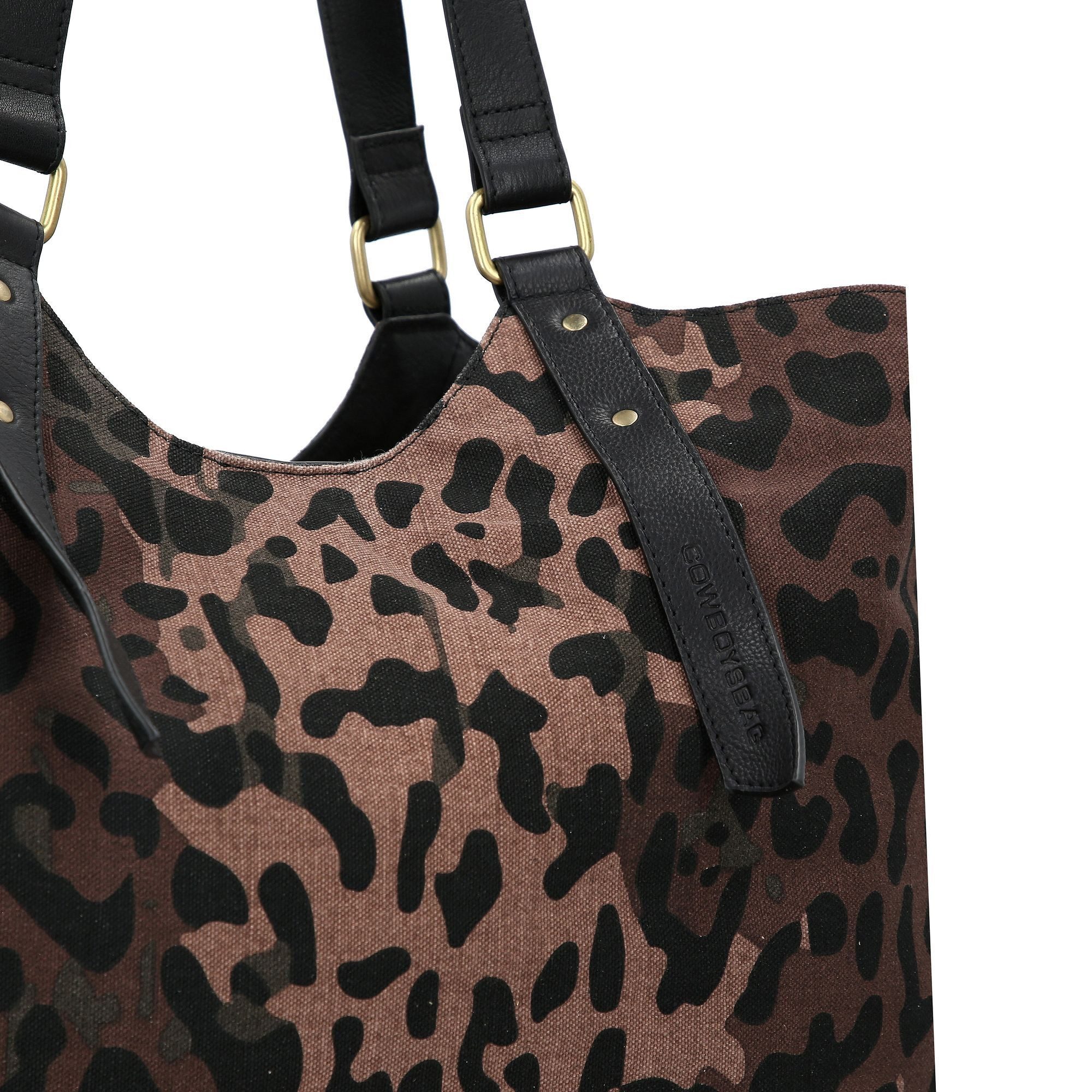 Cowboysbag Shopper Leopard chic, Canvas