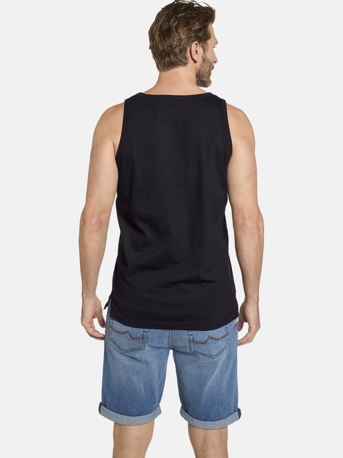 Jan Vanderstorm Muskelshirt FELTON mit Aufdruck