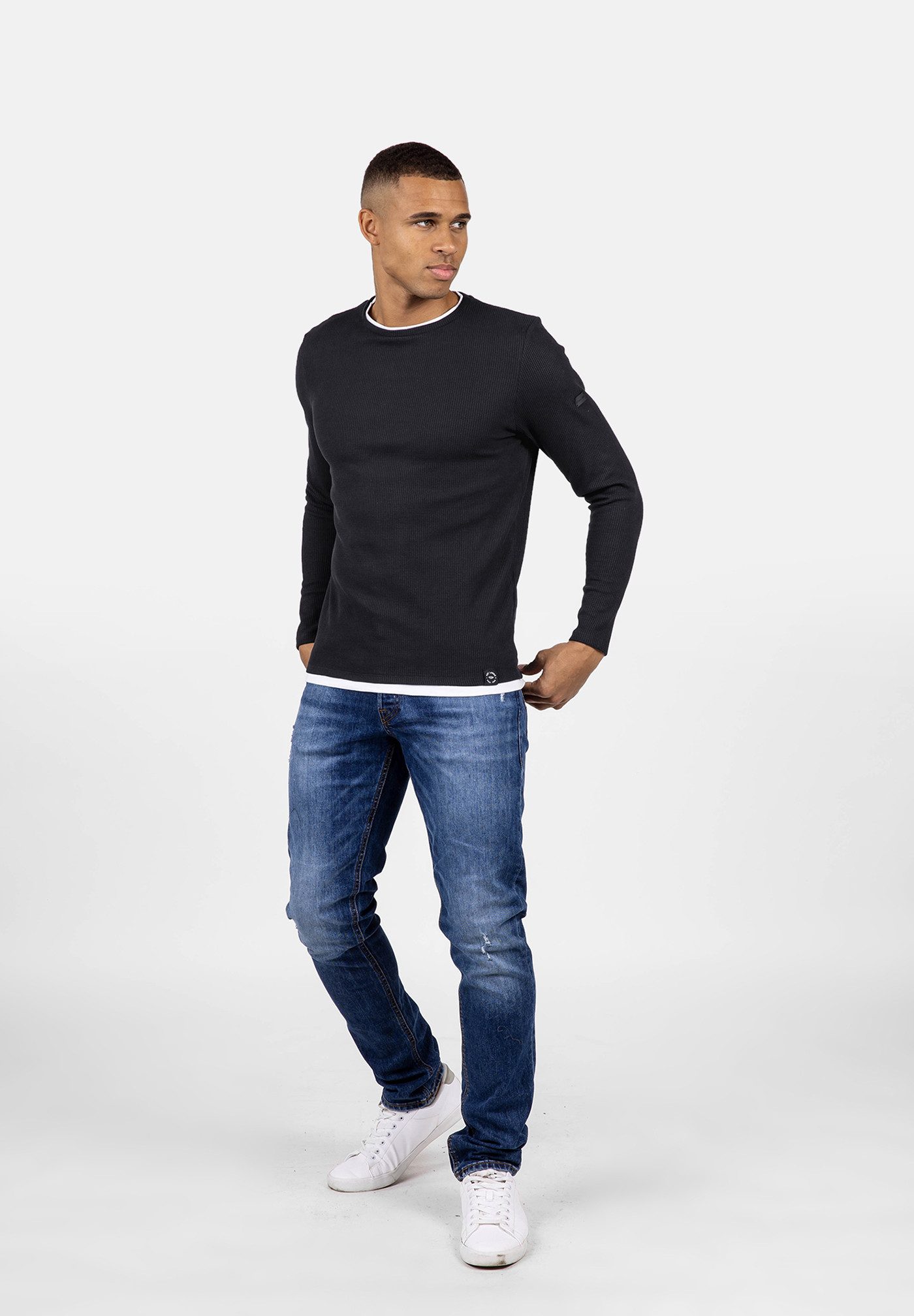 Key Largo Sweatshirt MSW STEFANO round günstig online kaufen