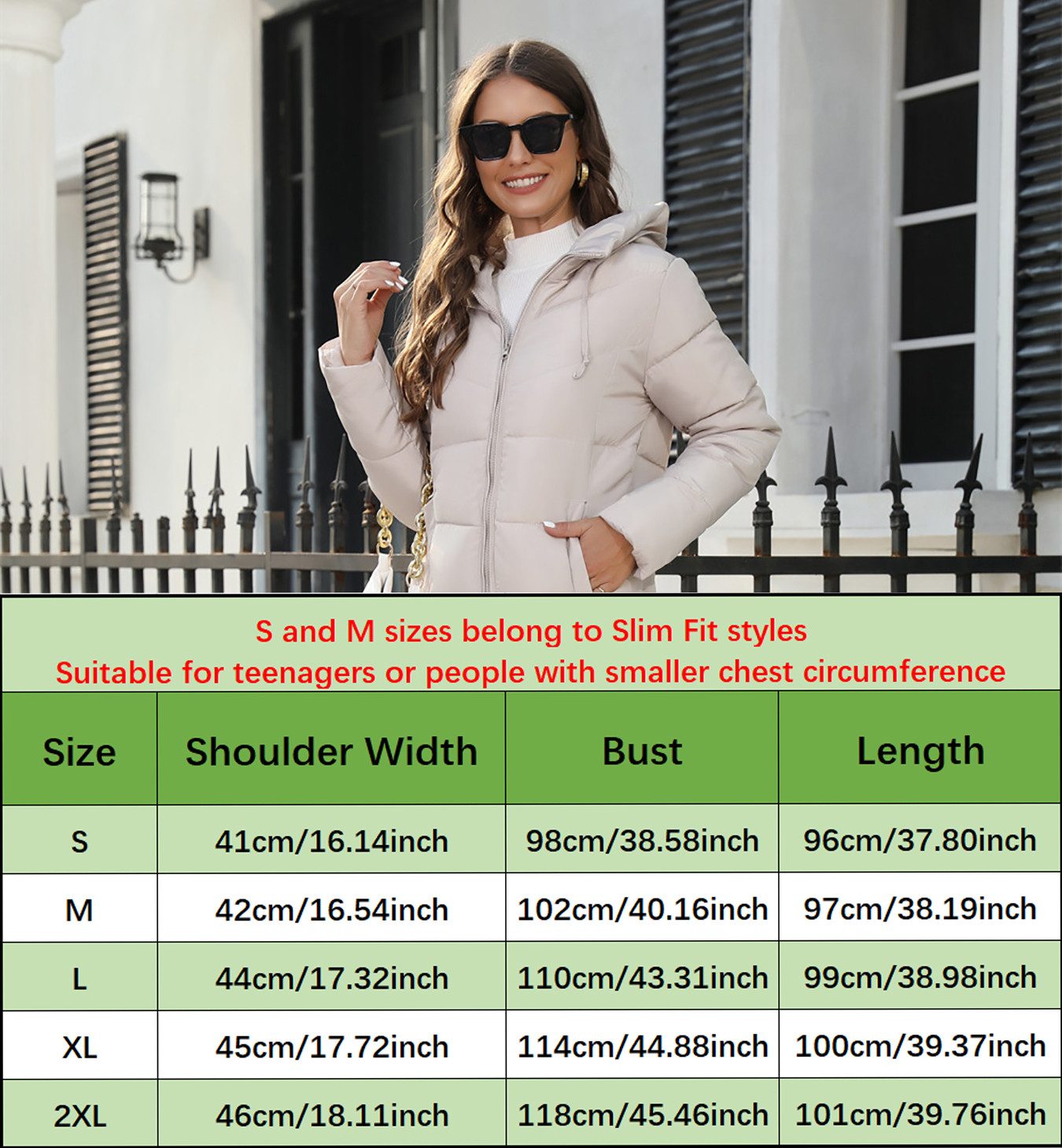 DEBAIJIA Wintermantel Damen Wintermantel mit Kapuze Jacke lange warme Geste günstig online kaufen