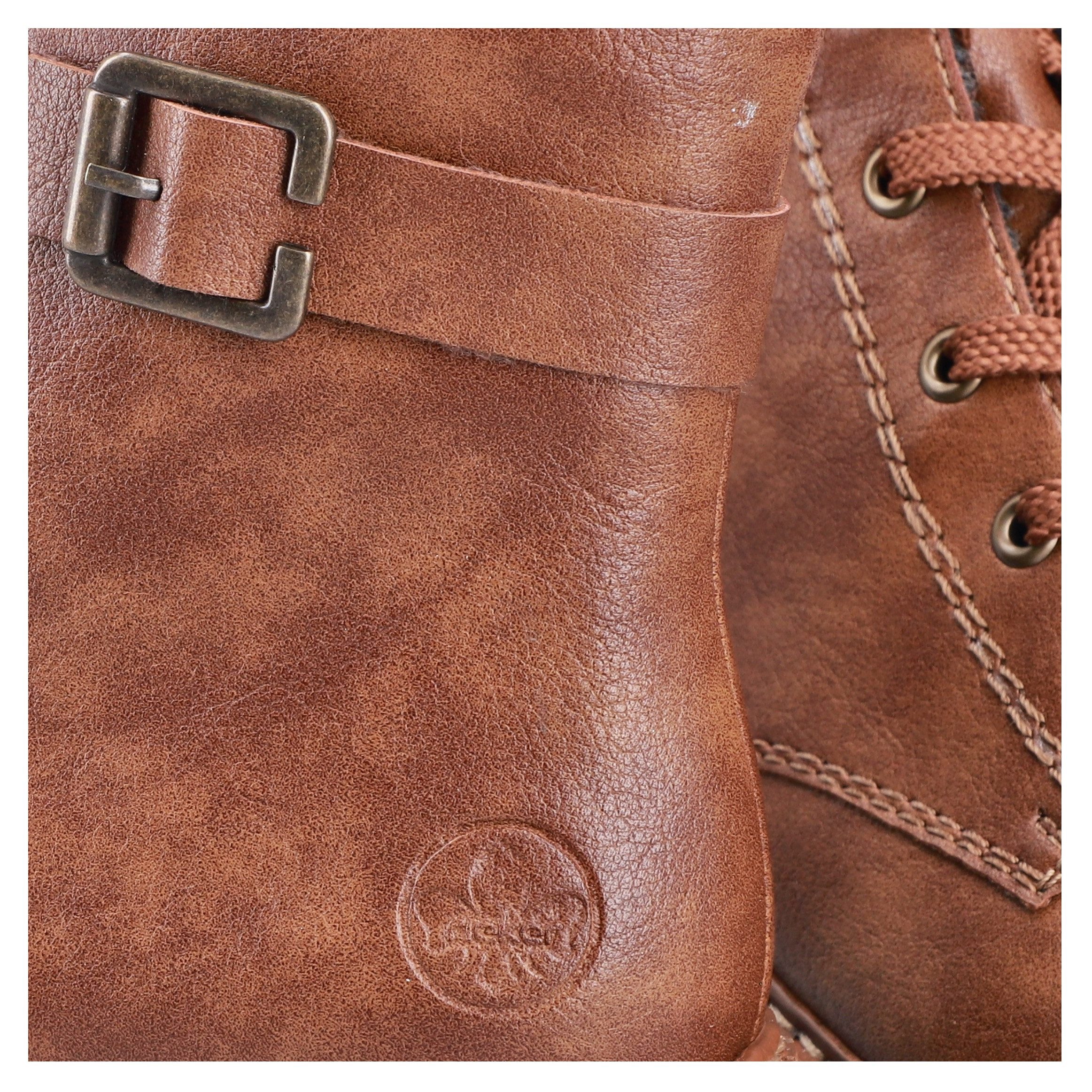 Rieker Schnürboots, Winterstiefel, Boots mit kontrastfarbener günstig online kaufen