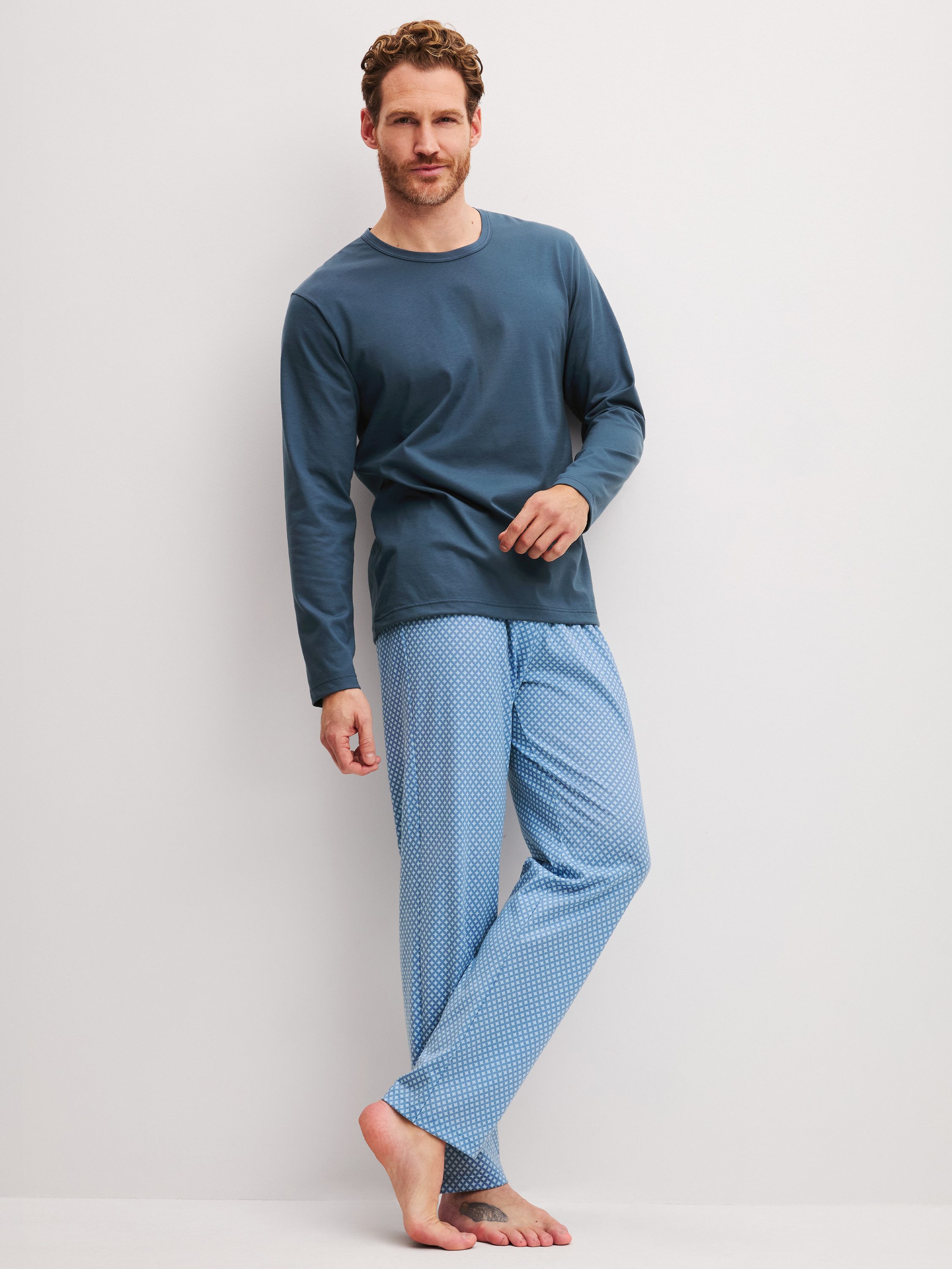 CALIDA Pyjama Cotton Special Herren (2 tlg) weich, leicht und bequem – Bild 2 von 4