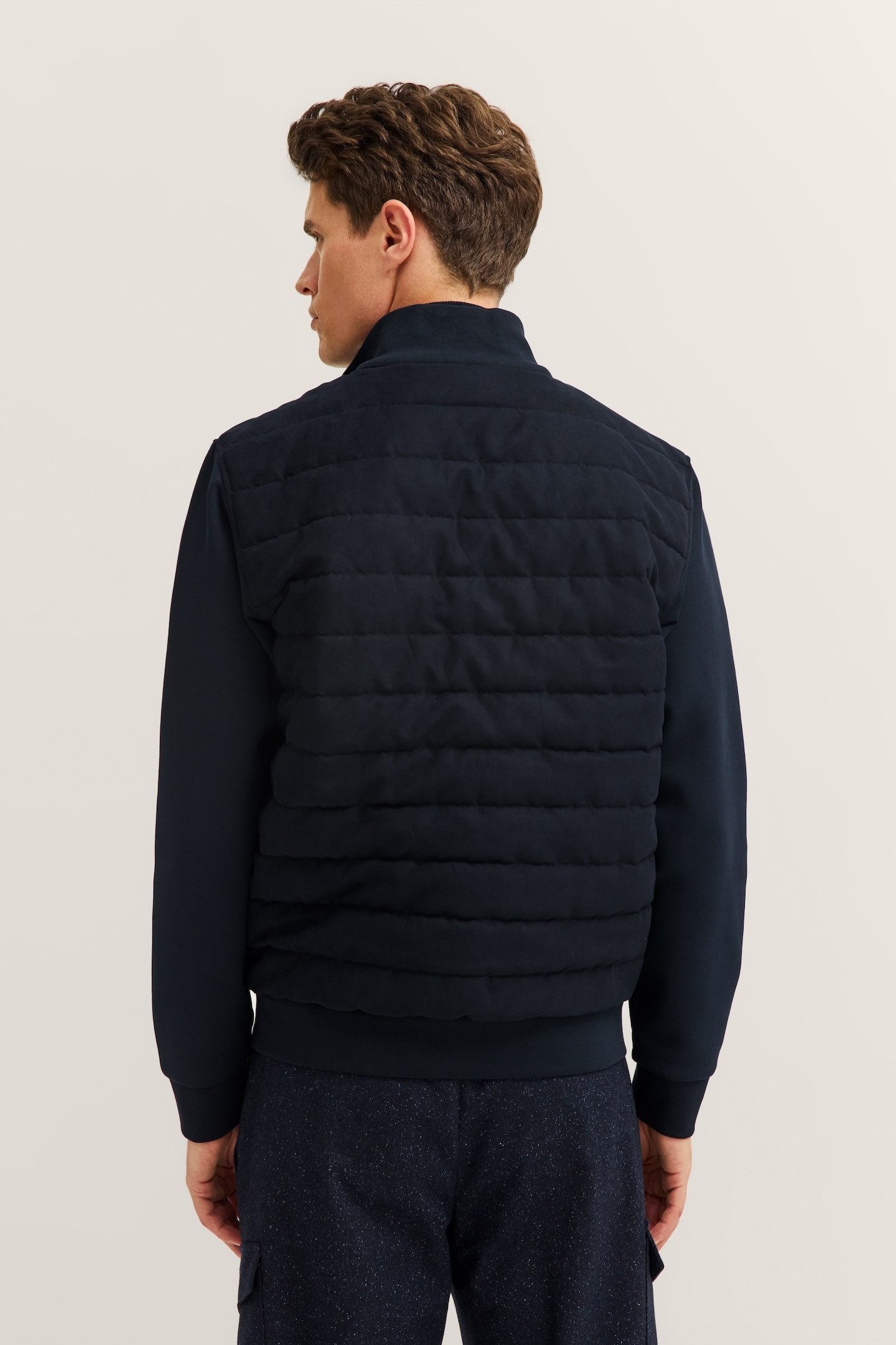 bugatti Sweatjacke Regular Fit mit Quersteppung günstig online kaufen