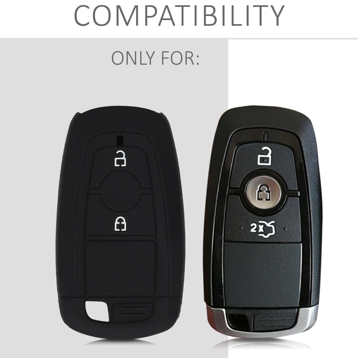 Schlüsselhülle Schlüsseltasche Schlüssel Ford, Hülle Cover Case Autoschlüssel für kwmobile