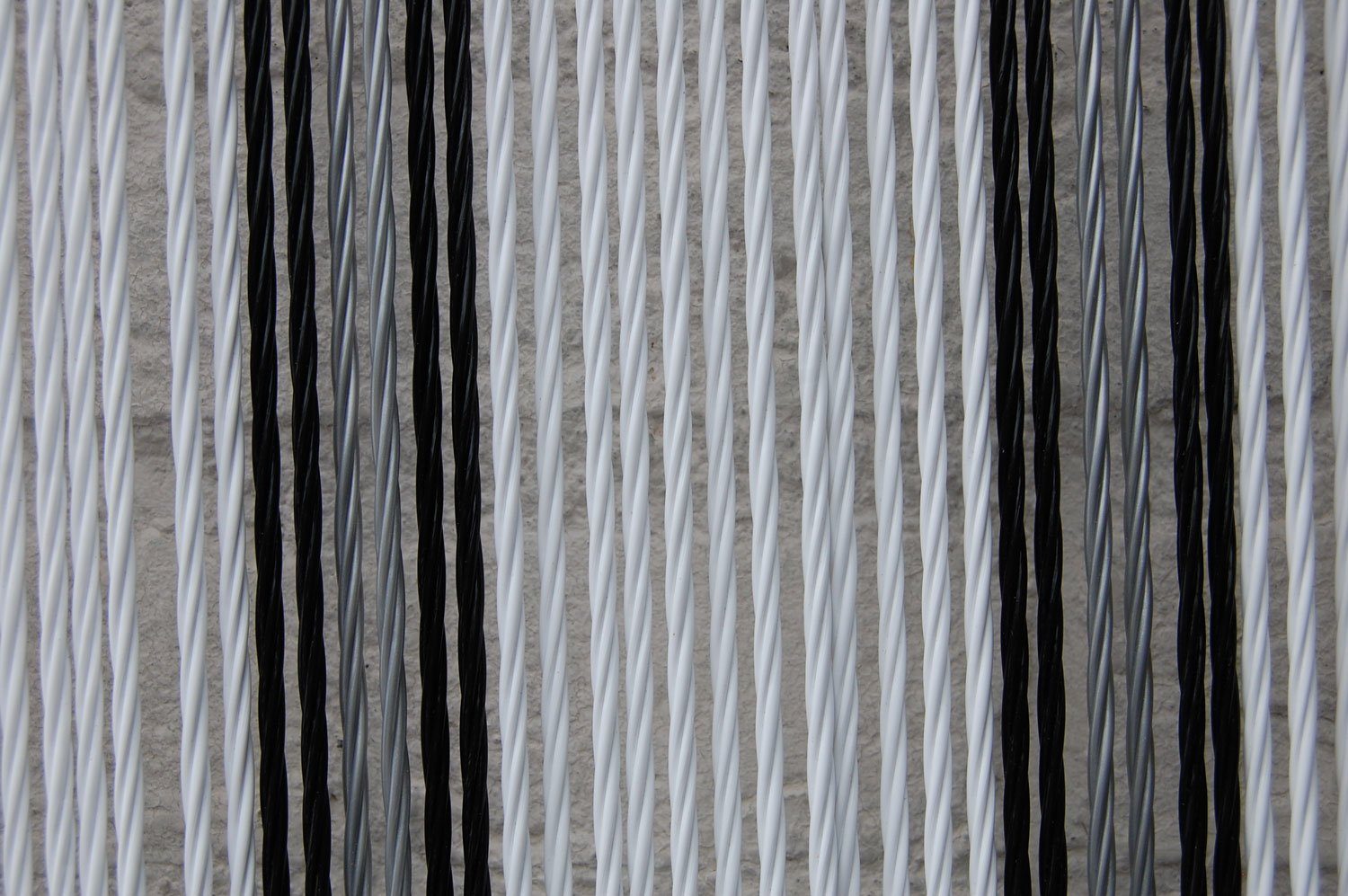 La Tenda weiß, x und Breite individuell Insektenschutz-Vorhang 210 PVC kürzbar Länge La Tenda 1 cm, Streifenvorhang OSTUNI 90 -
