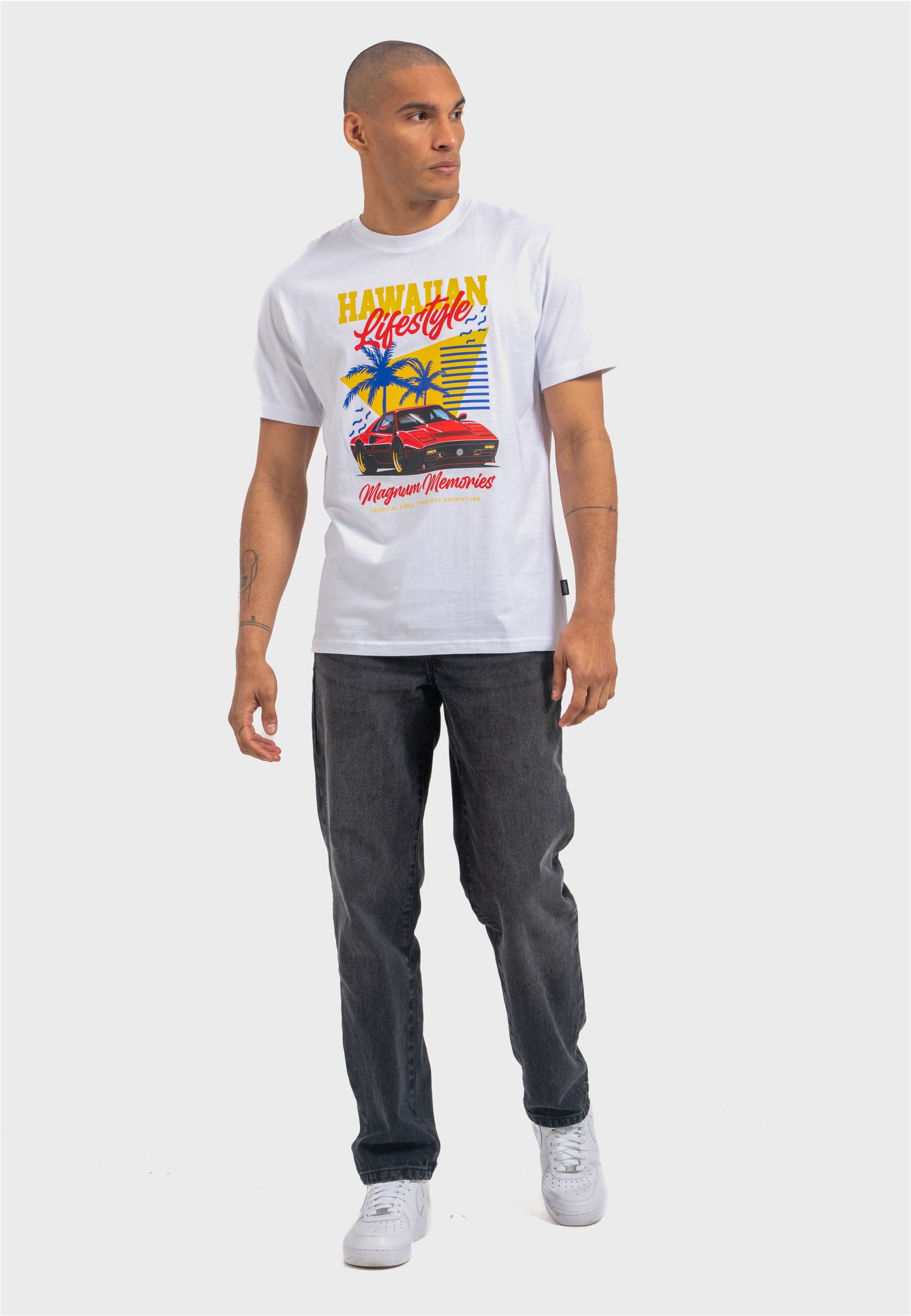 Oldskull T-Shirt Wrldvibe Aloha Legend Graphic Grenzenlose Kreativität, fühle den World-Vibe