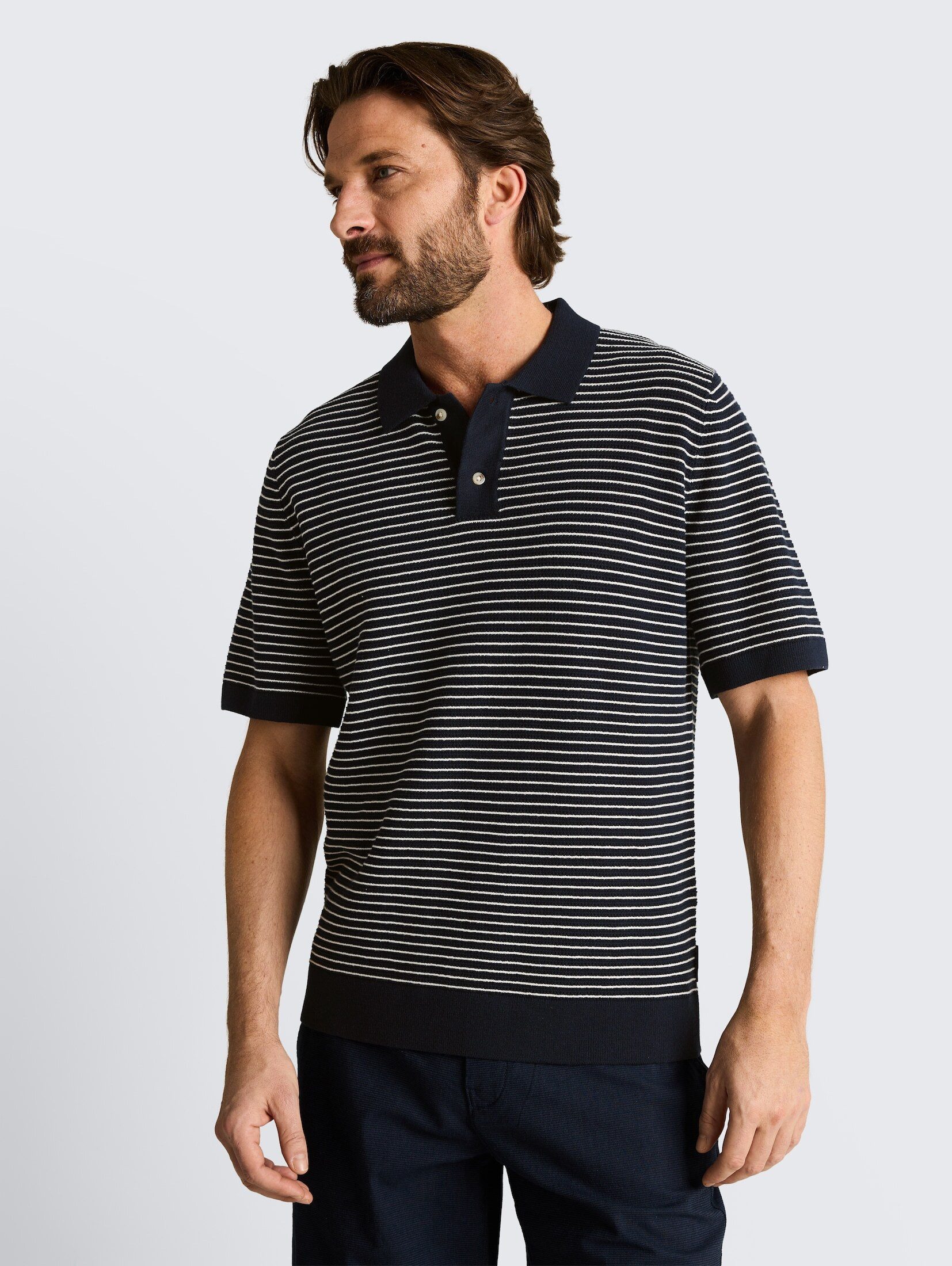 TOM TAILOR T-Shirt Pullover & Strickjacken Strickpullover mit Polokragen