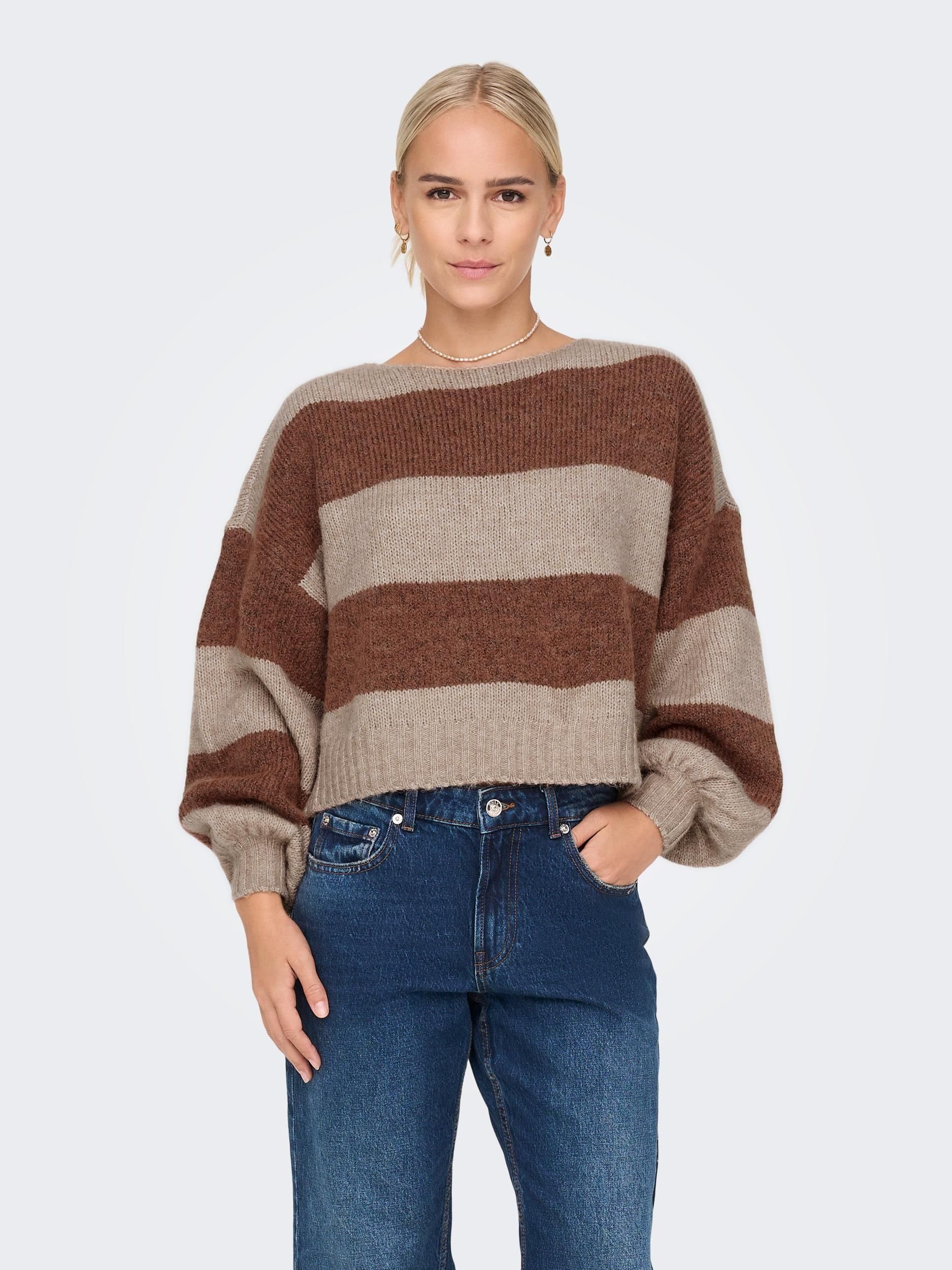 ONLY Longpullover stone pumice