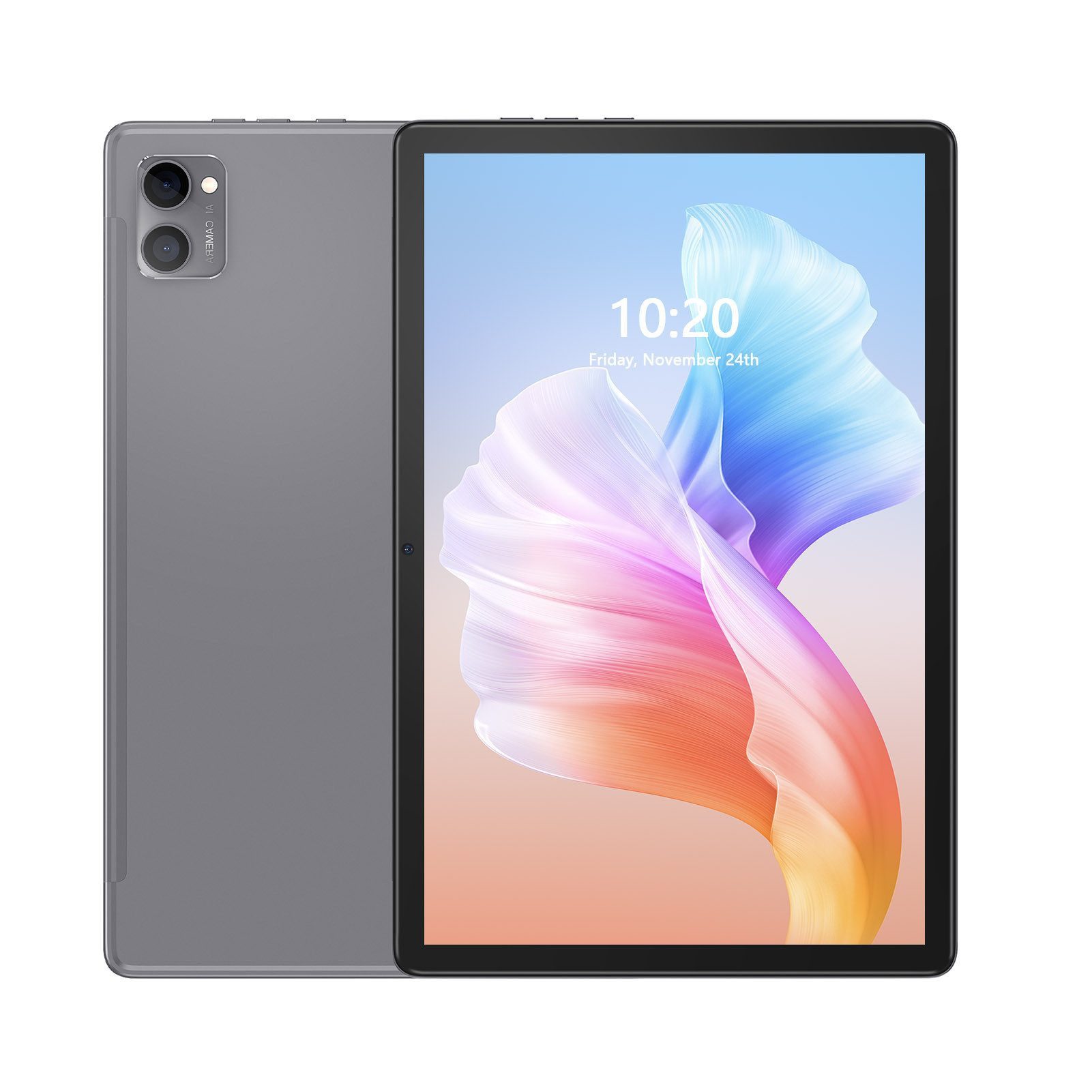 VASOUN TAB 13, grau, 8000mAh Akku, 5MP+13MP, BT 5.0 Tablet (10", Android 11, 2G(GSM), 3G(WCDMA), 4G(FDD/TDD), 4GB RAM, 128GB ROM, LCD-Display, Ultraflaches Desig)