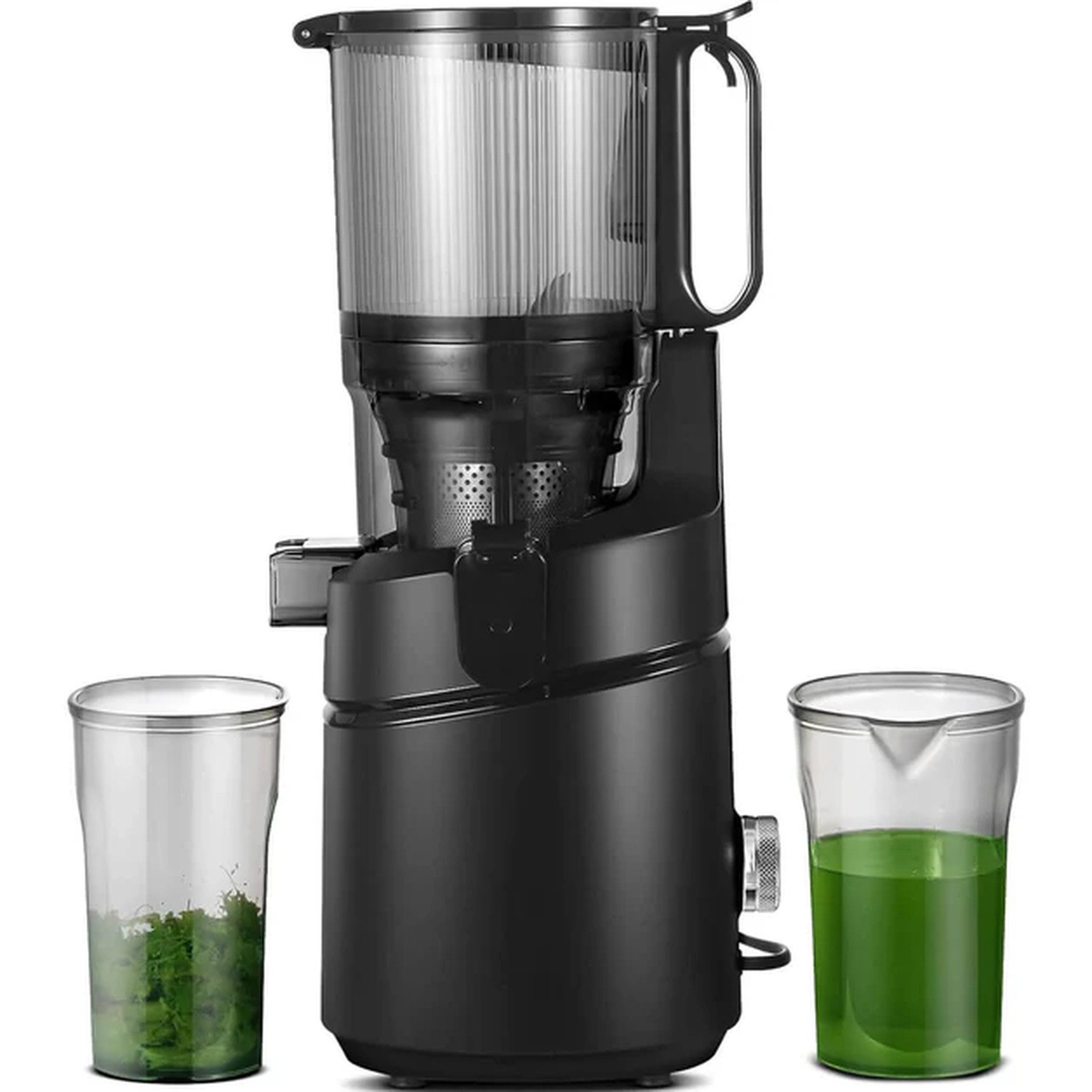 AMZCHEF Standmixer AMZCHEF Entsafter SJ-036-BK Slow Juicer leise Saftpresse Gemüse Obst
