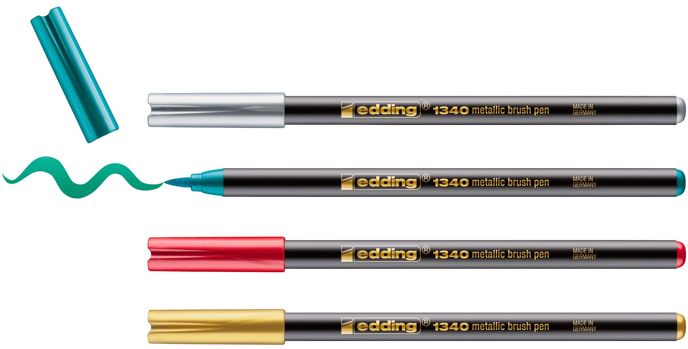 edding Pinselstift 1340 Pinselstift Xmas, 4er-Set | Malstifte