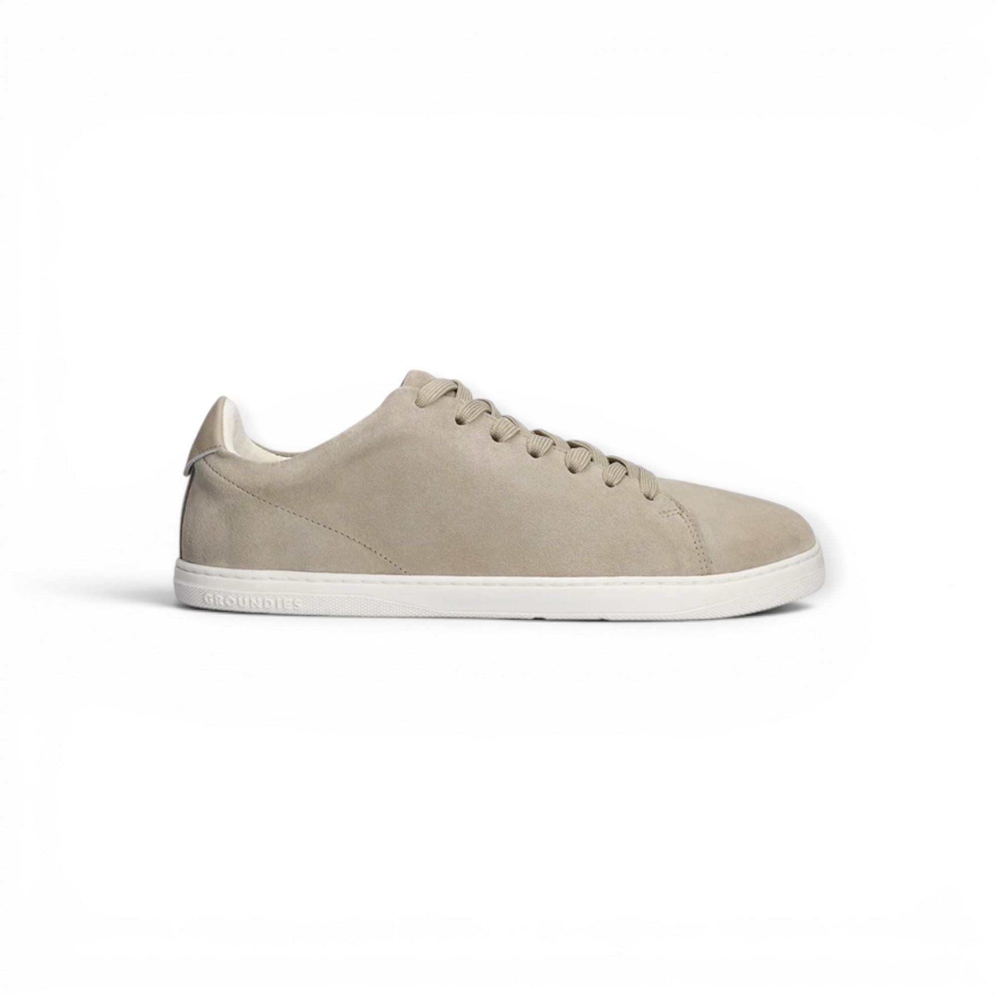 GROUNDIES Zero (Nappaleder, Zero Drop) grau Damen Sneaker