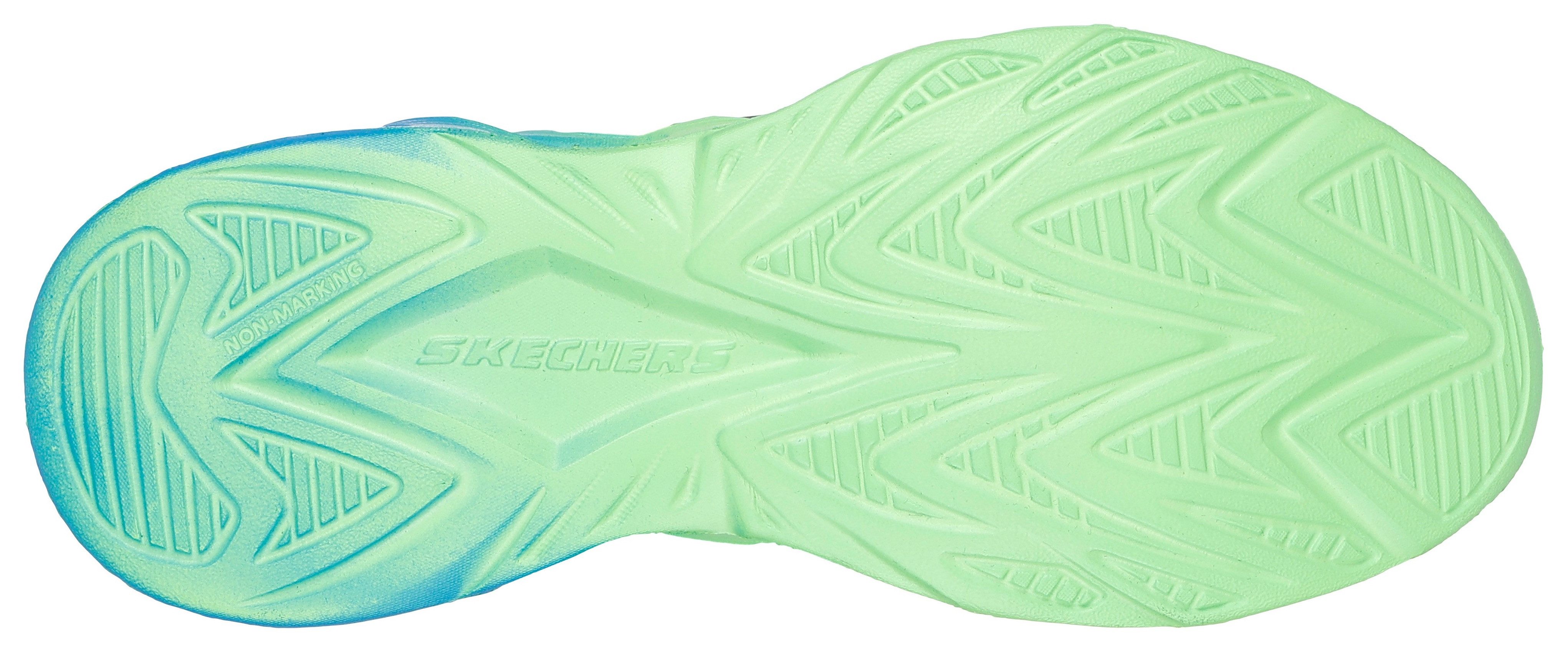 Skechers VORTEX 2.0 Sneaker Blinkschuh mit Klettverschluss, Größenschablone zum Download