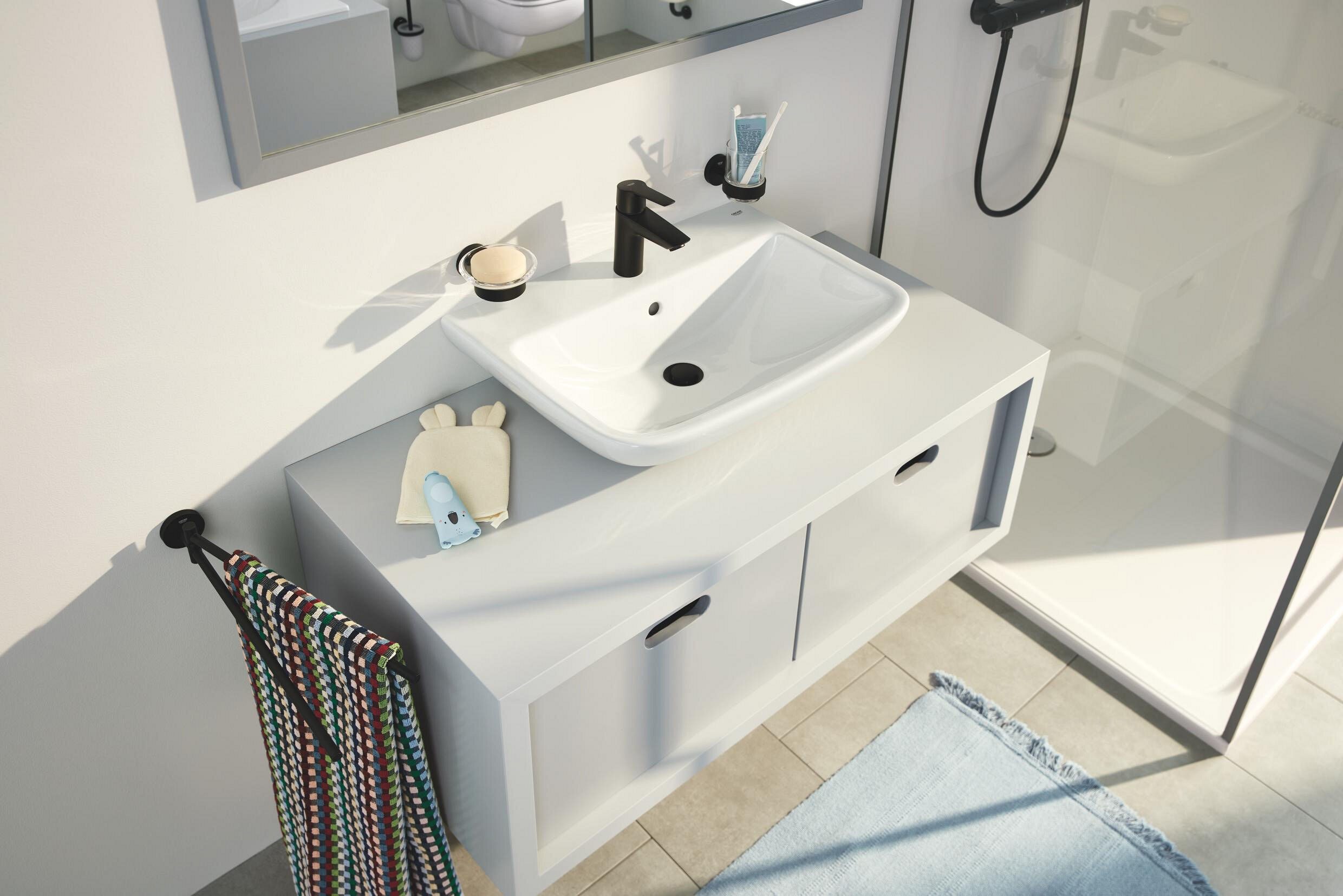 Grohe WC-Garnitur Start, Toilettenbürstengarnitur - Mattschwarz