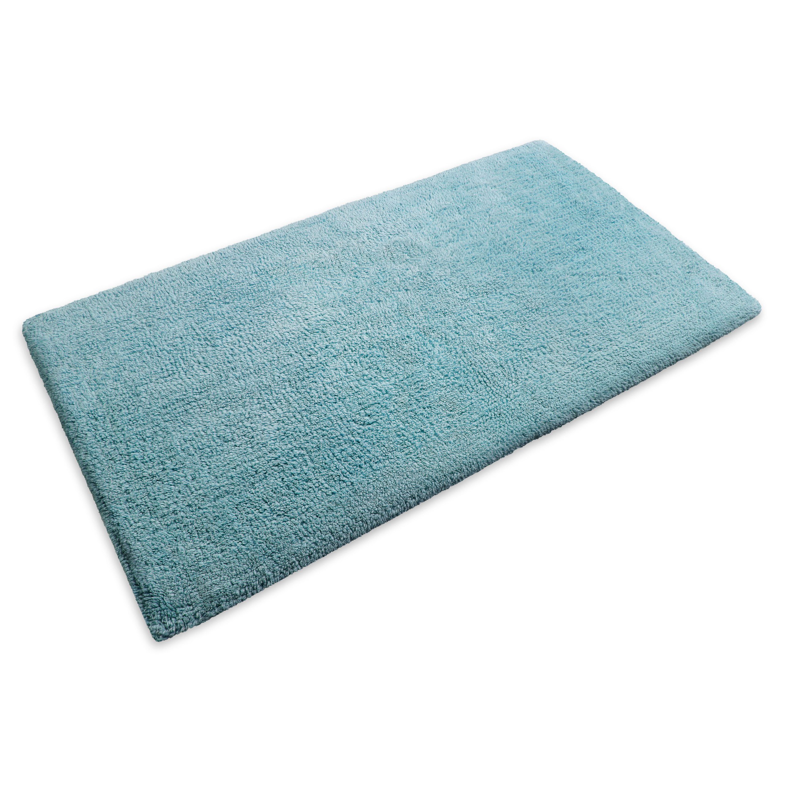 OTTO home Badematte Selenne, Höhe 20 mm, rutschhemmend beschichtet, fußbodenheizungsgeeignet, Baumwolle, rechteckig, Badteppich, getuftet, modern, Uni, antirutsch, flauschig, Baumwolle