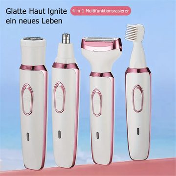 Bifurcation Epilierer 4-in-1-Epilierer, geeignet für Achselhaare, Beinhaare und Schamhaare