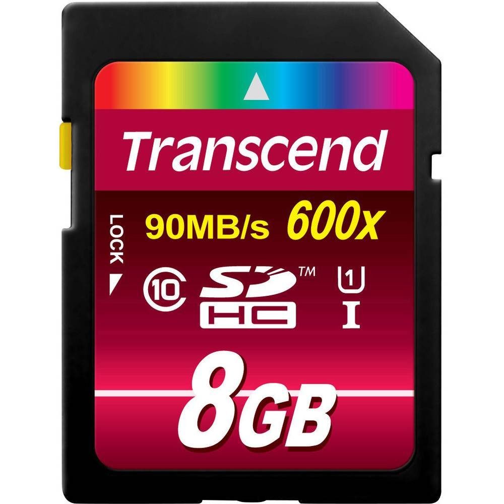 Transcend SDHC Karte 8GB Class 10 UHS-1 TS8GSDHC10U1 Speicherkarte