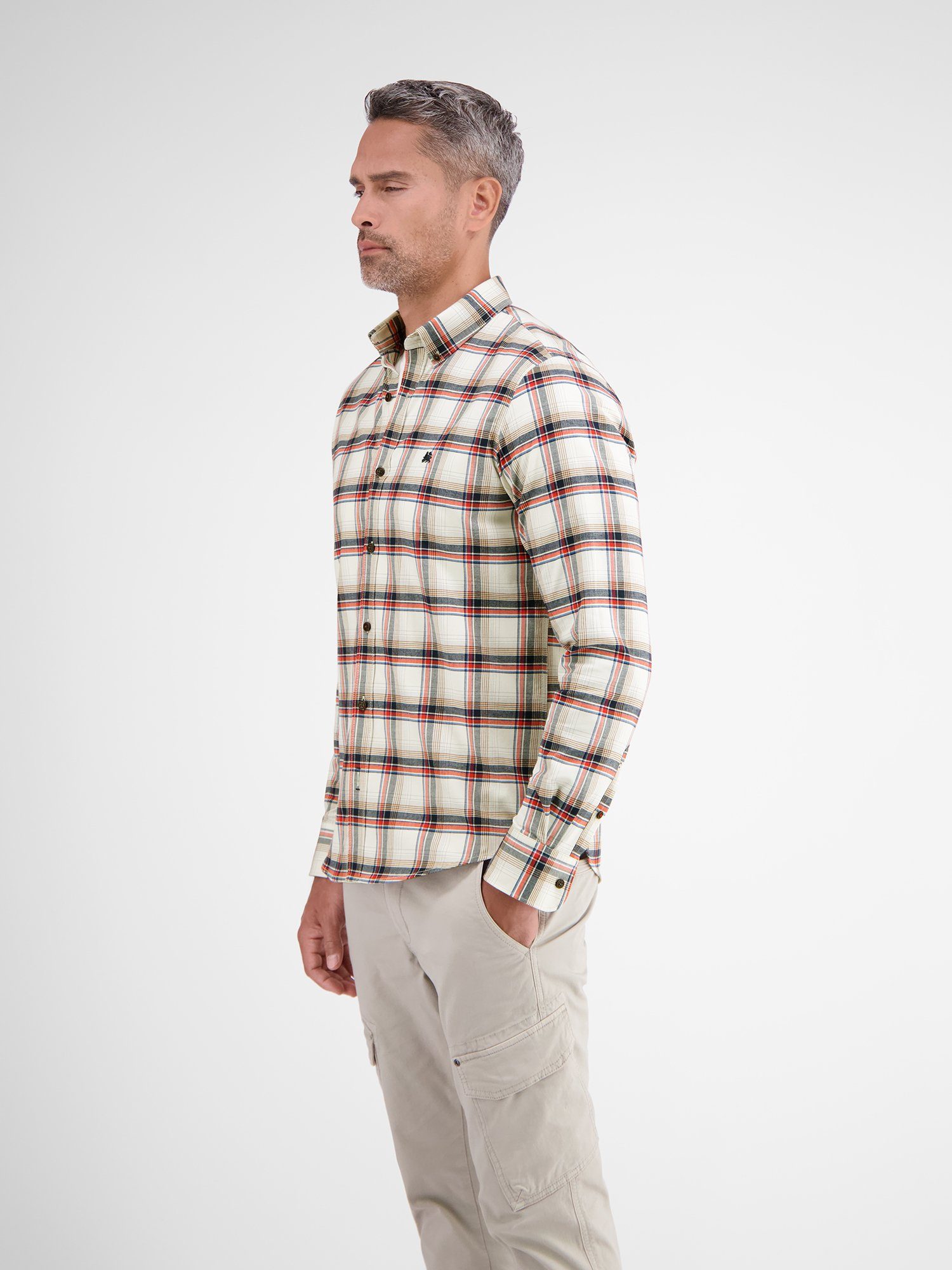 LERROS Langarmhemd LERROS Langarmhemd, BIG FLANNELCHECK