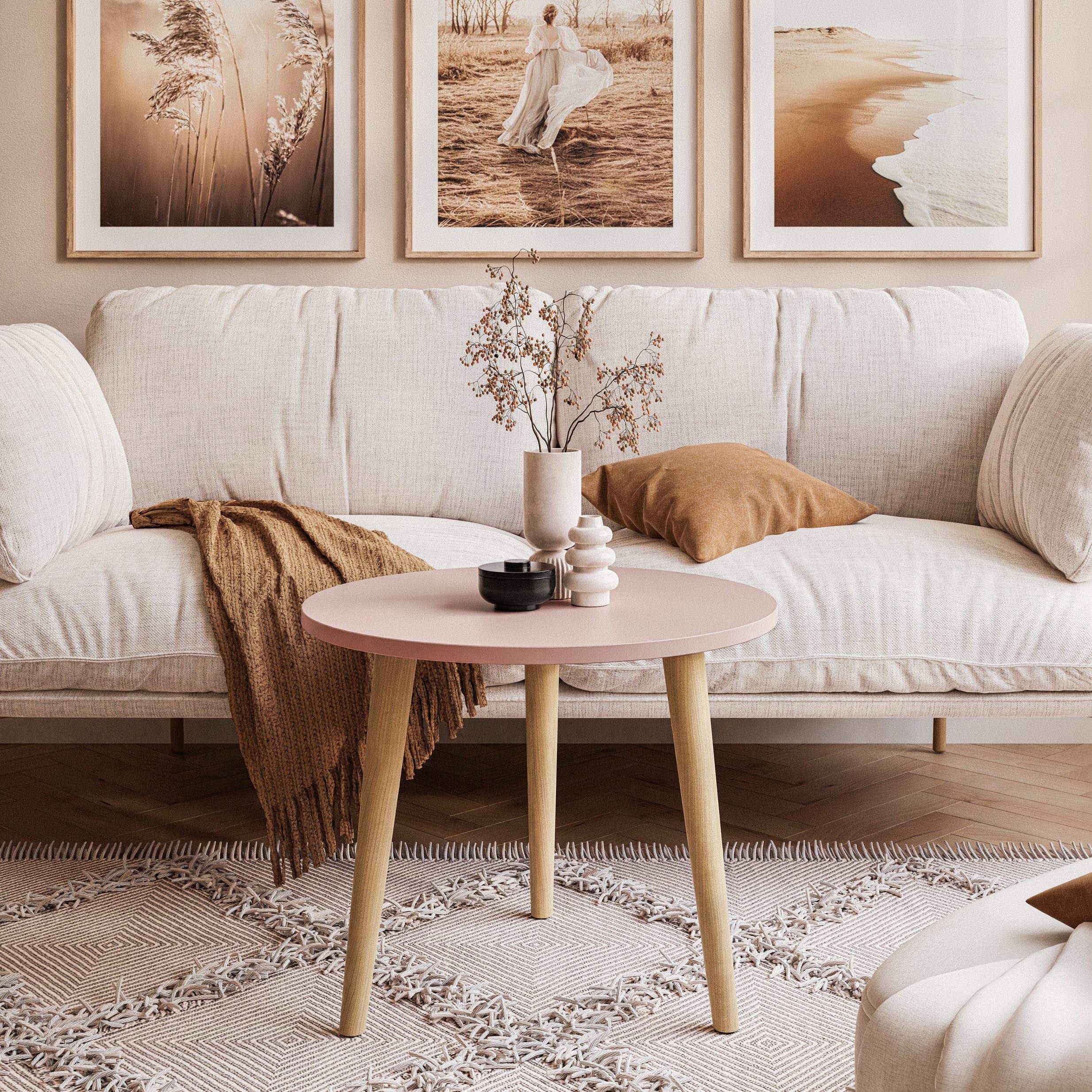 Lookway Couchtisch HARMONY Roundsofatisch