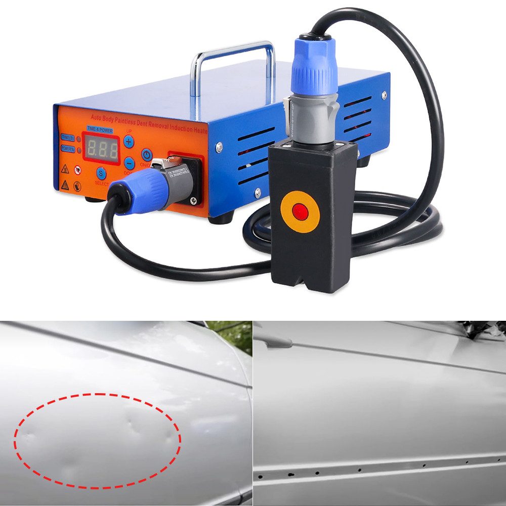 Hikity Werkstatt-Set Elektromagnetische Induktions-Dellenreparaturmaschine günstig online kaufen