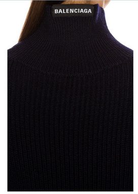 Balenciaga Strickpullover BALENCIAGA BLACK WOOL UPSIDE DOWN Sweater Jumper Pullover Strick-Pulli