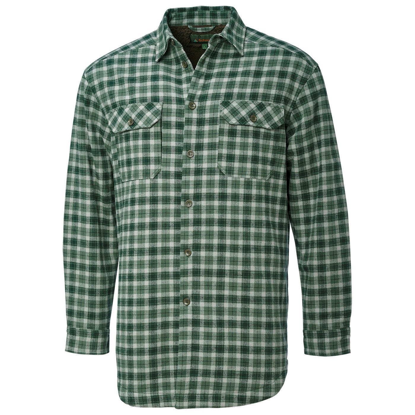 Schmidt Flanellhemd mit Teddy angenehmes Tragegefühl