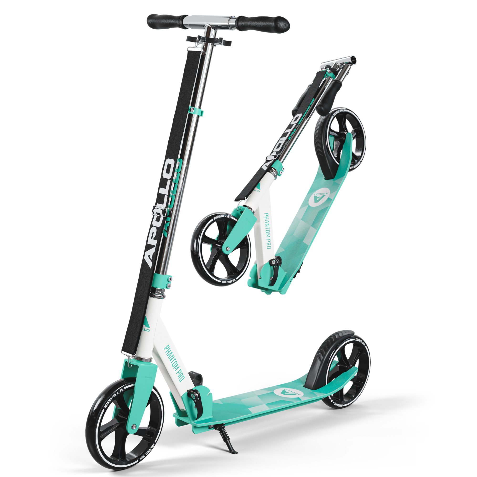 Thumbnail - Apollo Cityroller City Scooter - Phantom Pro - Klappbarer City Roller für Kinder, Höhenverstellbar - Tretroller für Erwa...