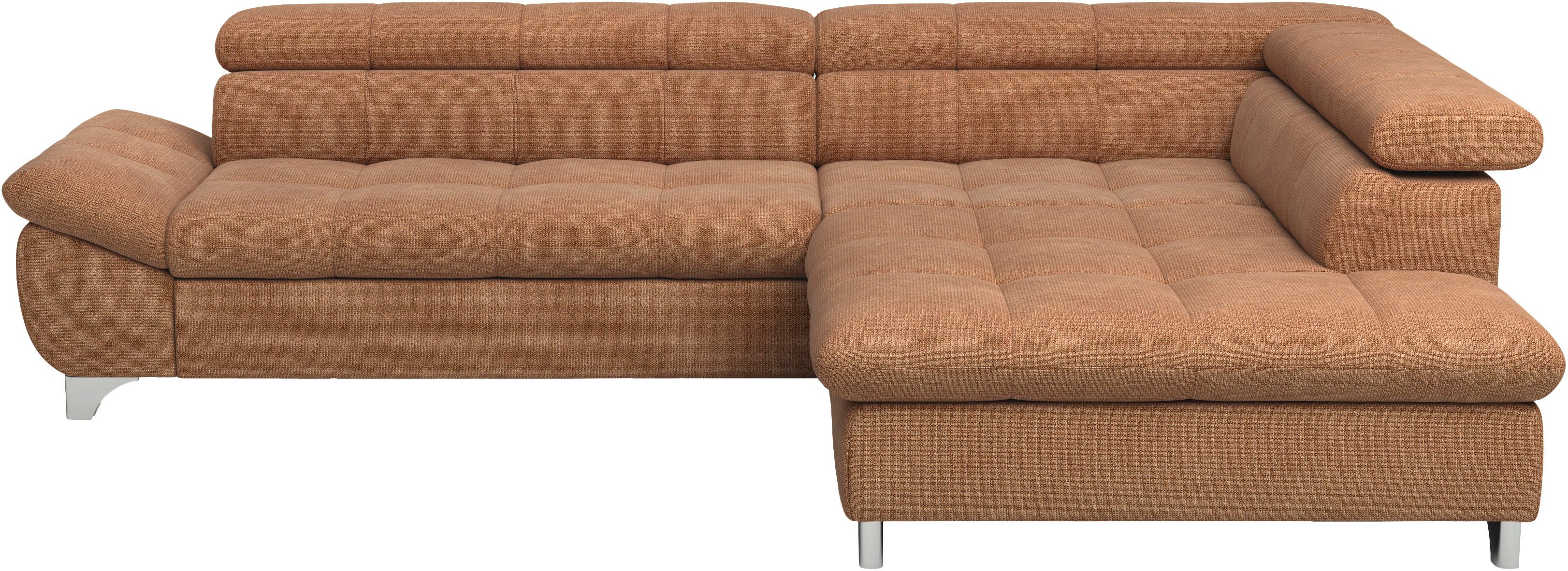 COTTA Ecksofa "Gemini L-Form", mit Kopfteilverstellung, wahlweise mit Bettf günstig online kaufen